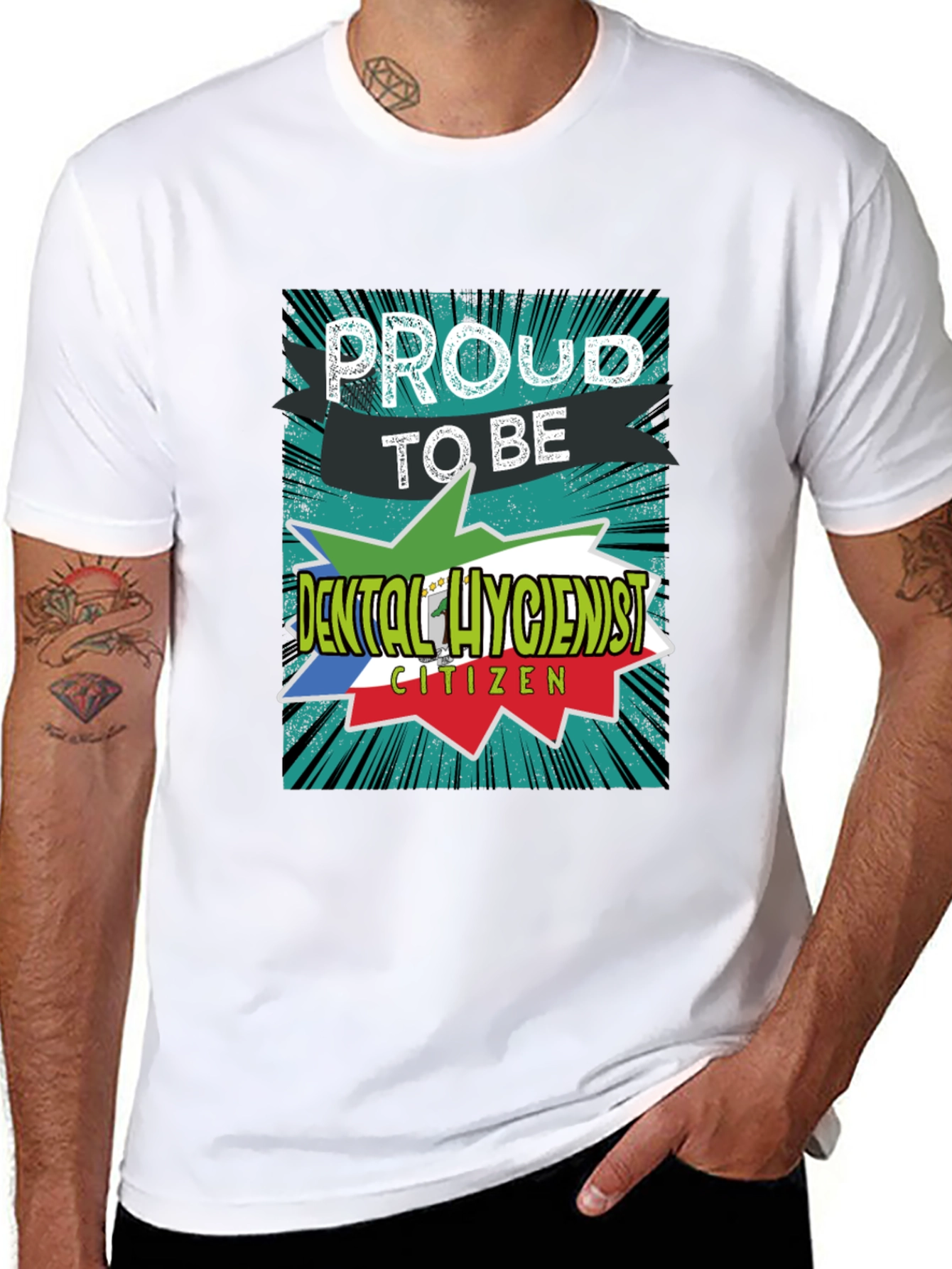 Proud Dental Hygienist Citizen Graphic T-Shirt