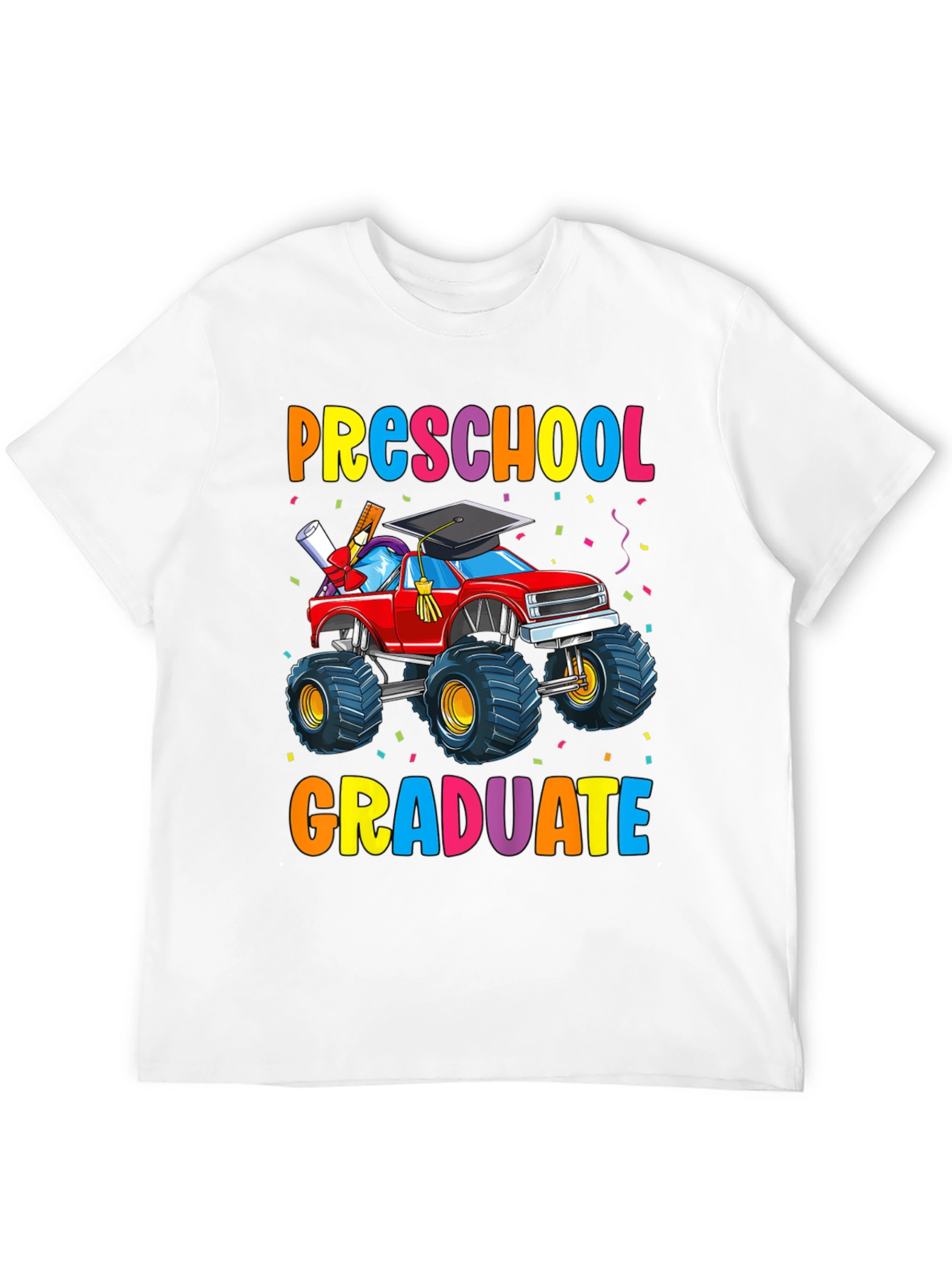 Preschool Graduate Monster Truck T-Shirt