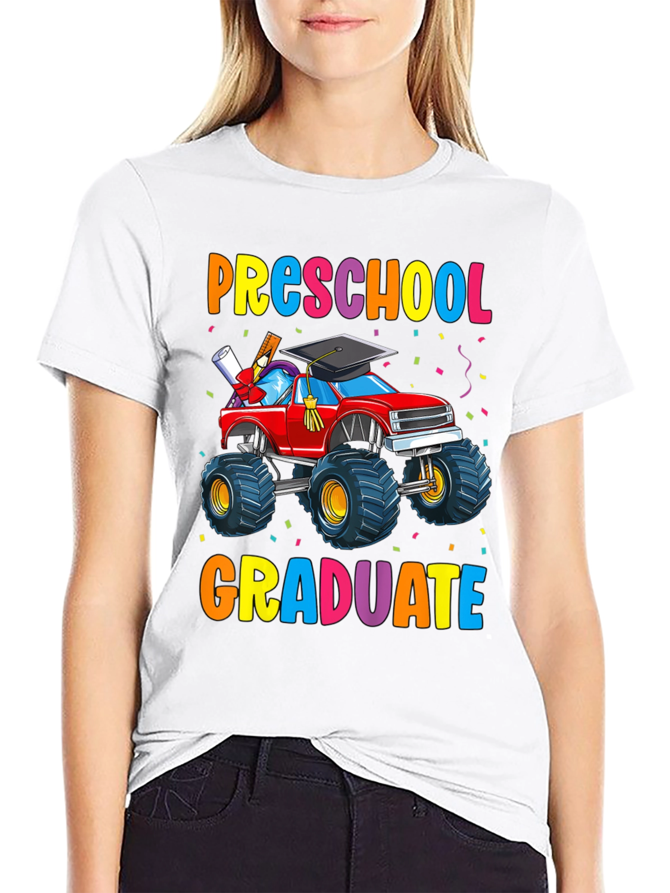 Preschool Graduate Monster Truck T-Shirt