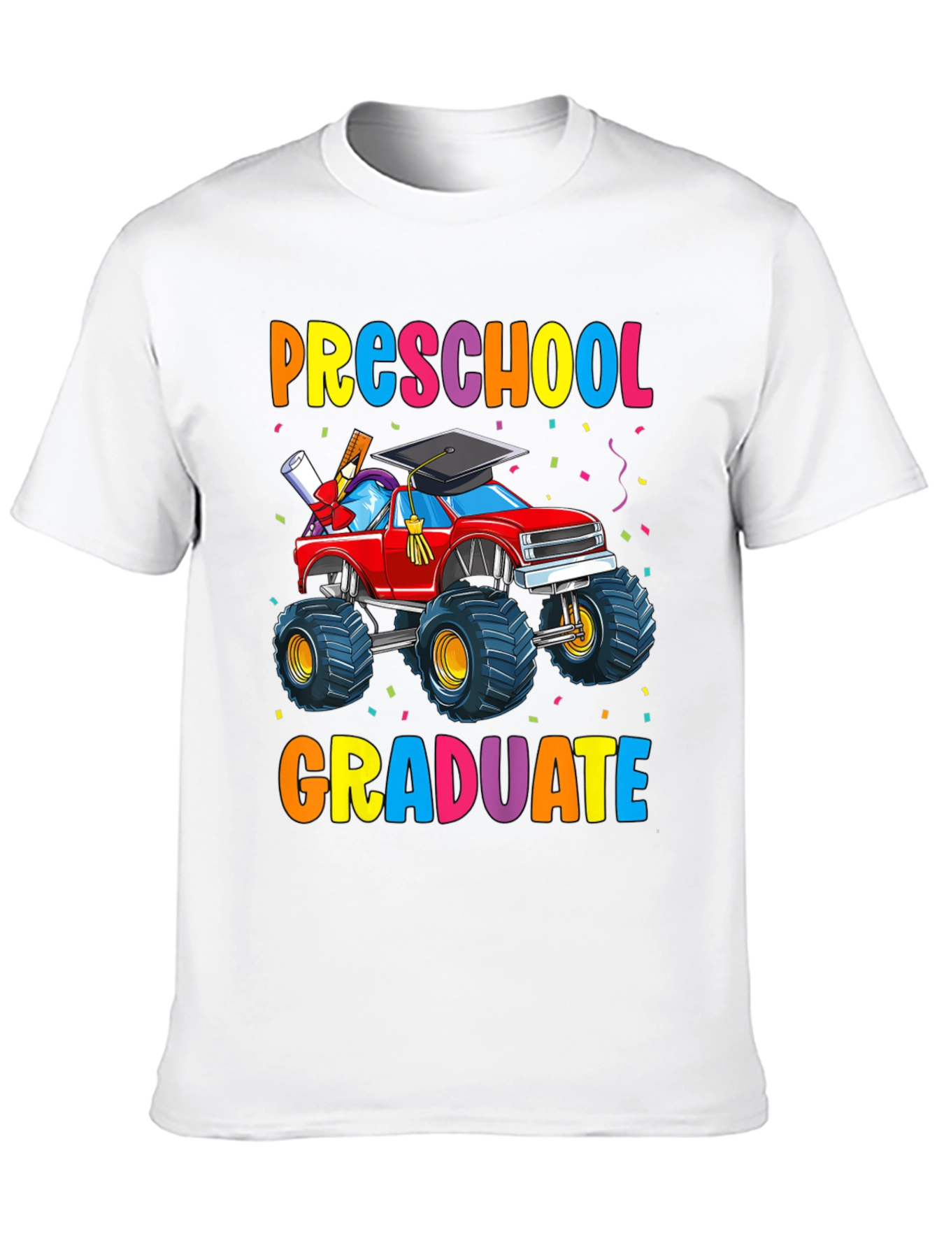 Preschool Graduate Monster Truck T-Shirt