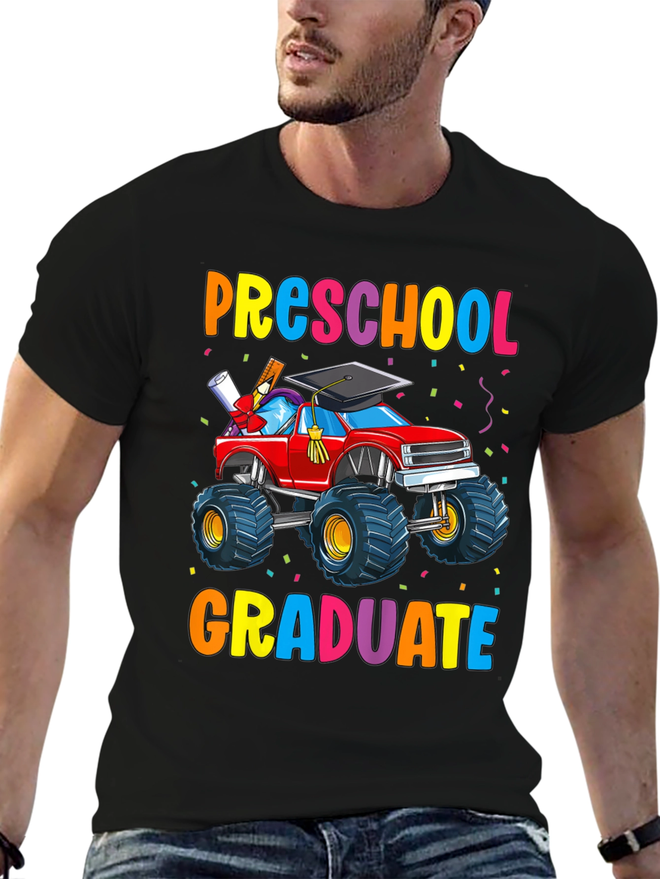 Preschool Graduate Monster Truck T-Shirt