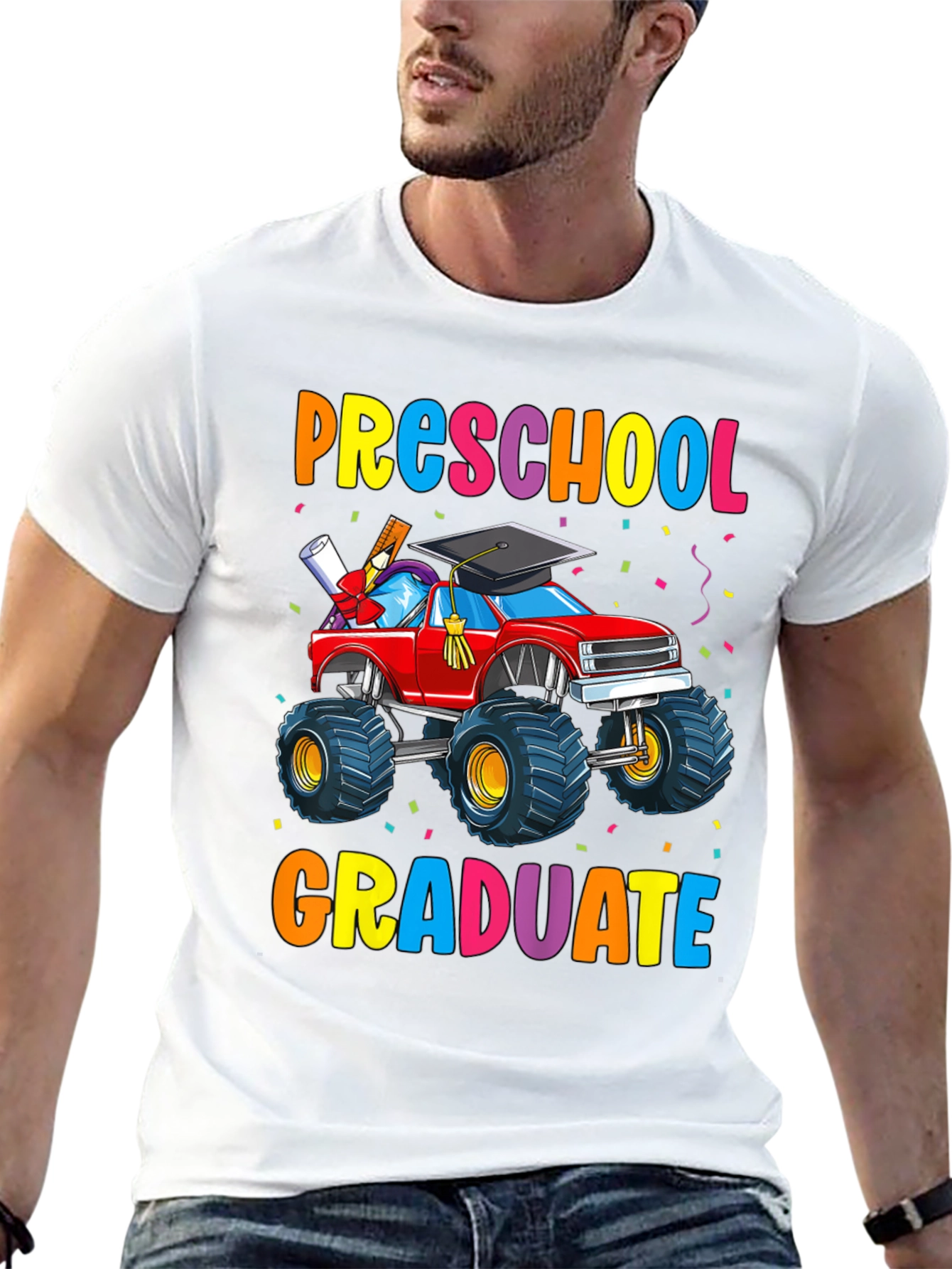 Preschool Graduate Monster Truck T-Shirt