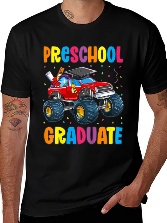 Preschool Graduate Monster Truck T-Shirt