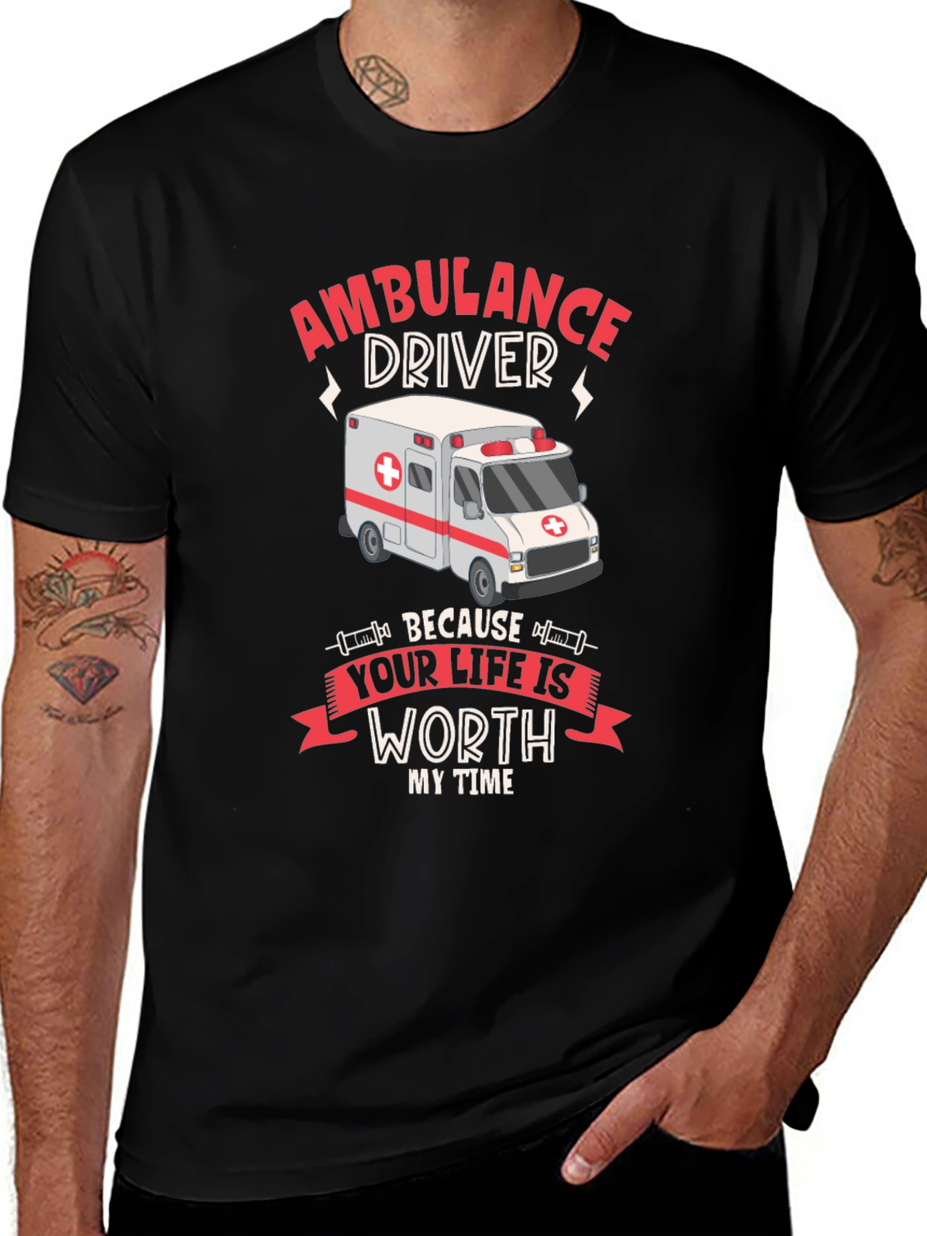 Ambulance Driver Graphic T-Shirt