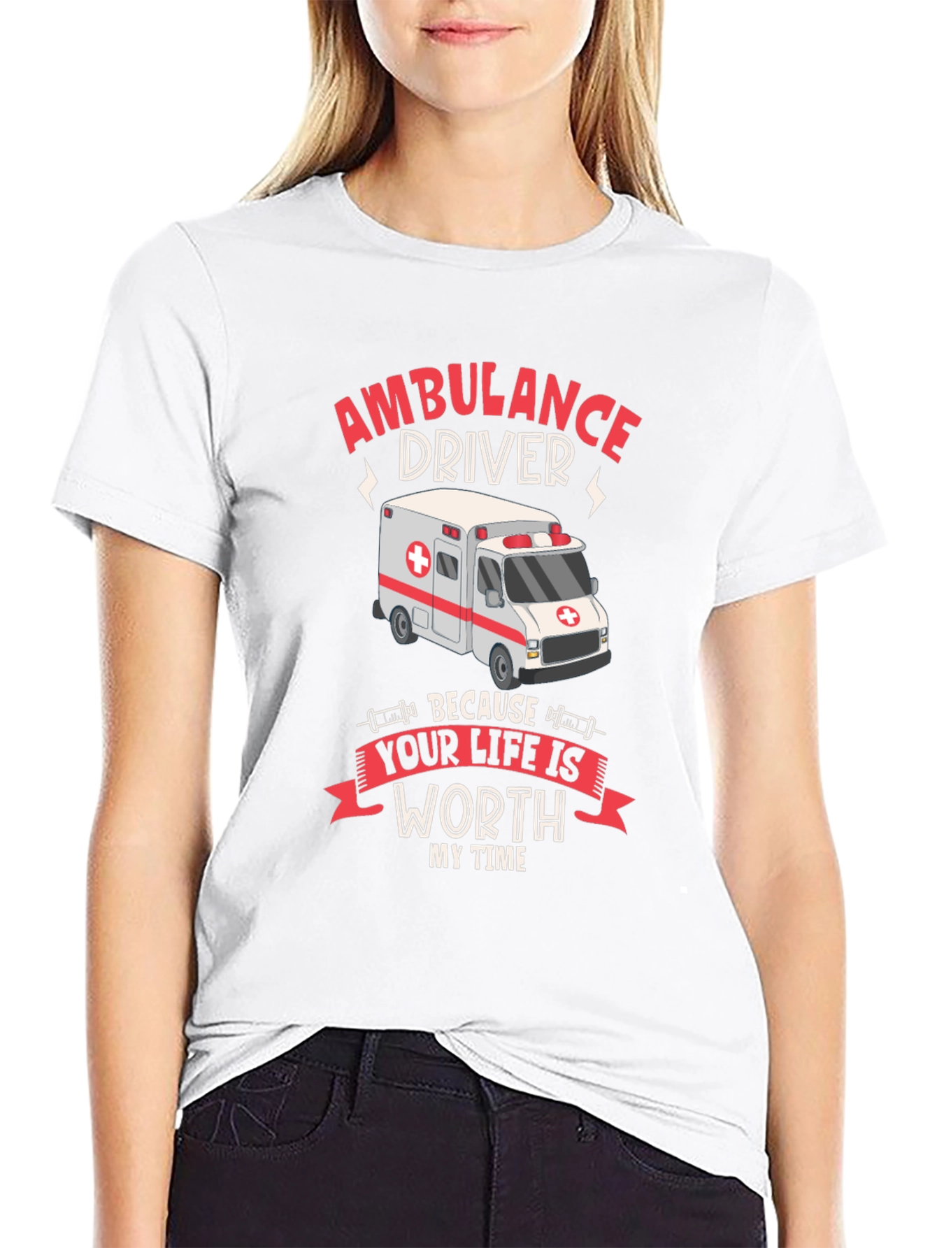 Ambulance Driver Graphic T-Shirt