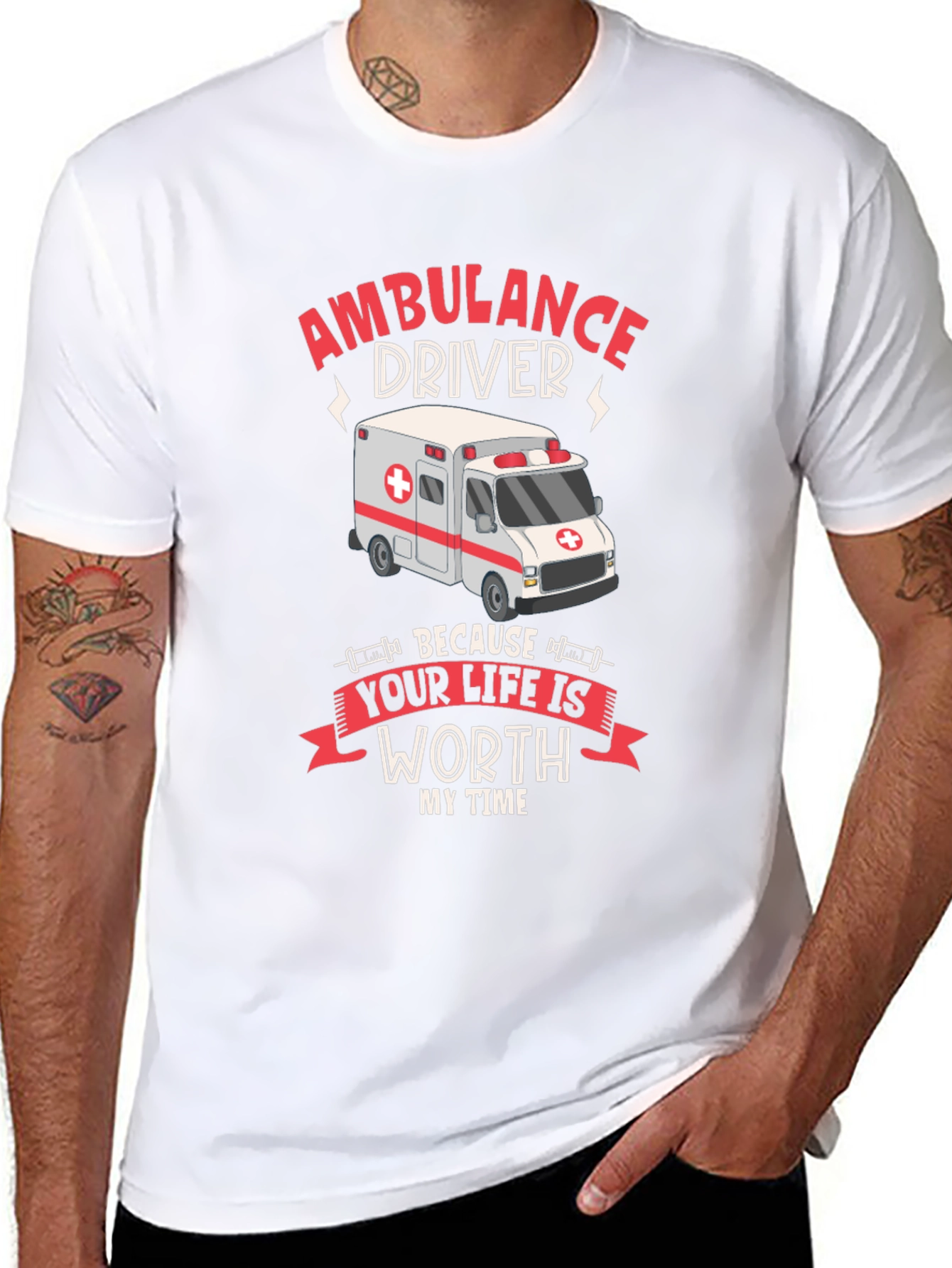 Ambulance Driver Graphic T-Shirt