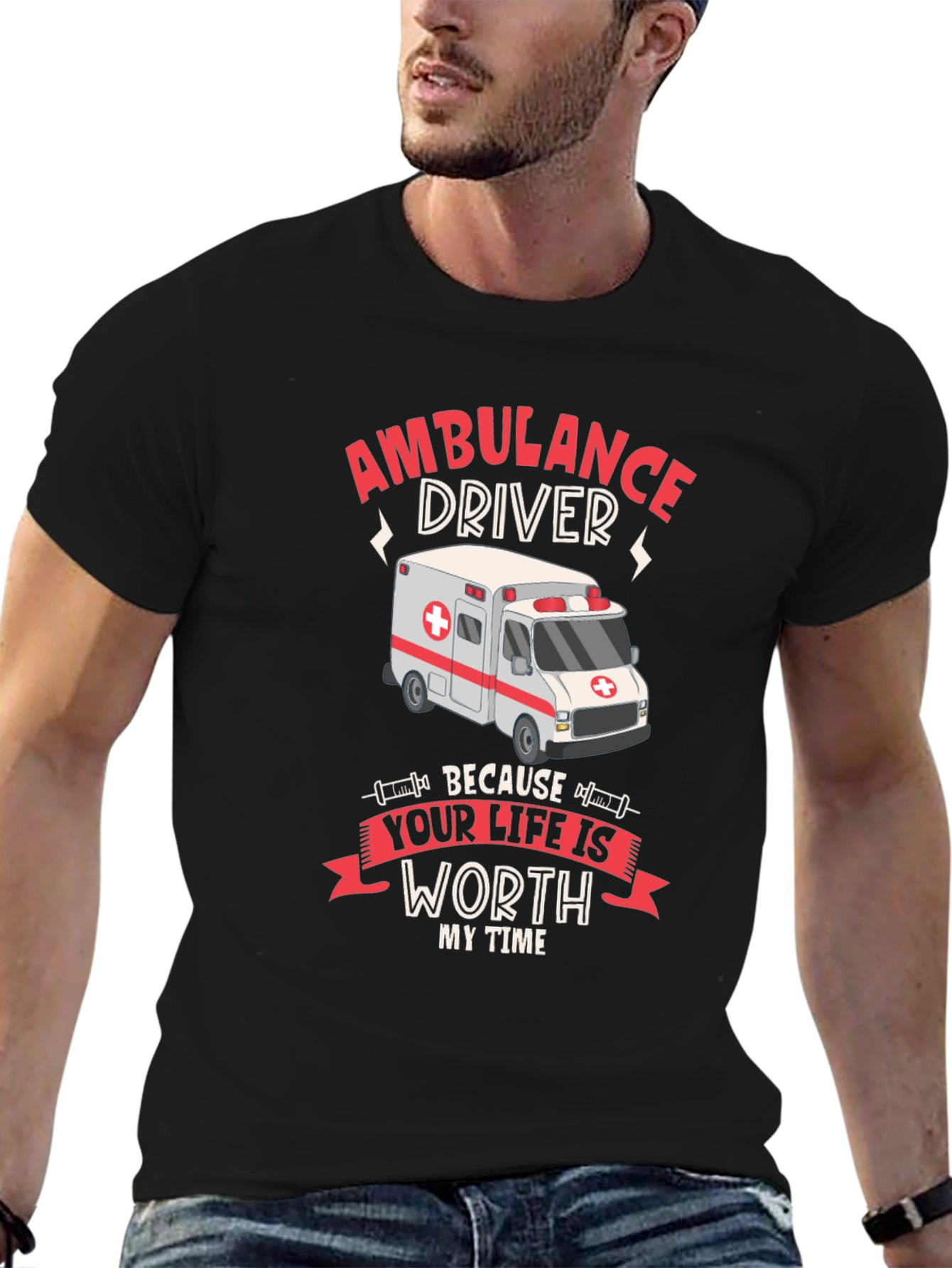 Ambulance Driver Graphic T-Shirt