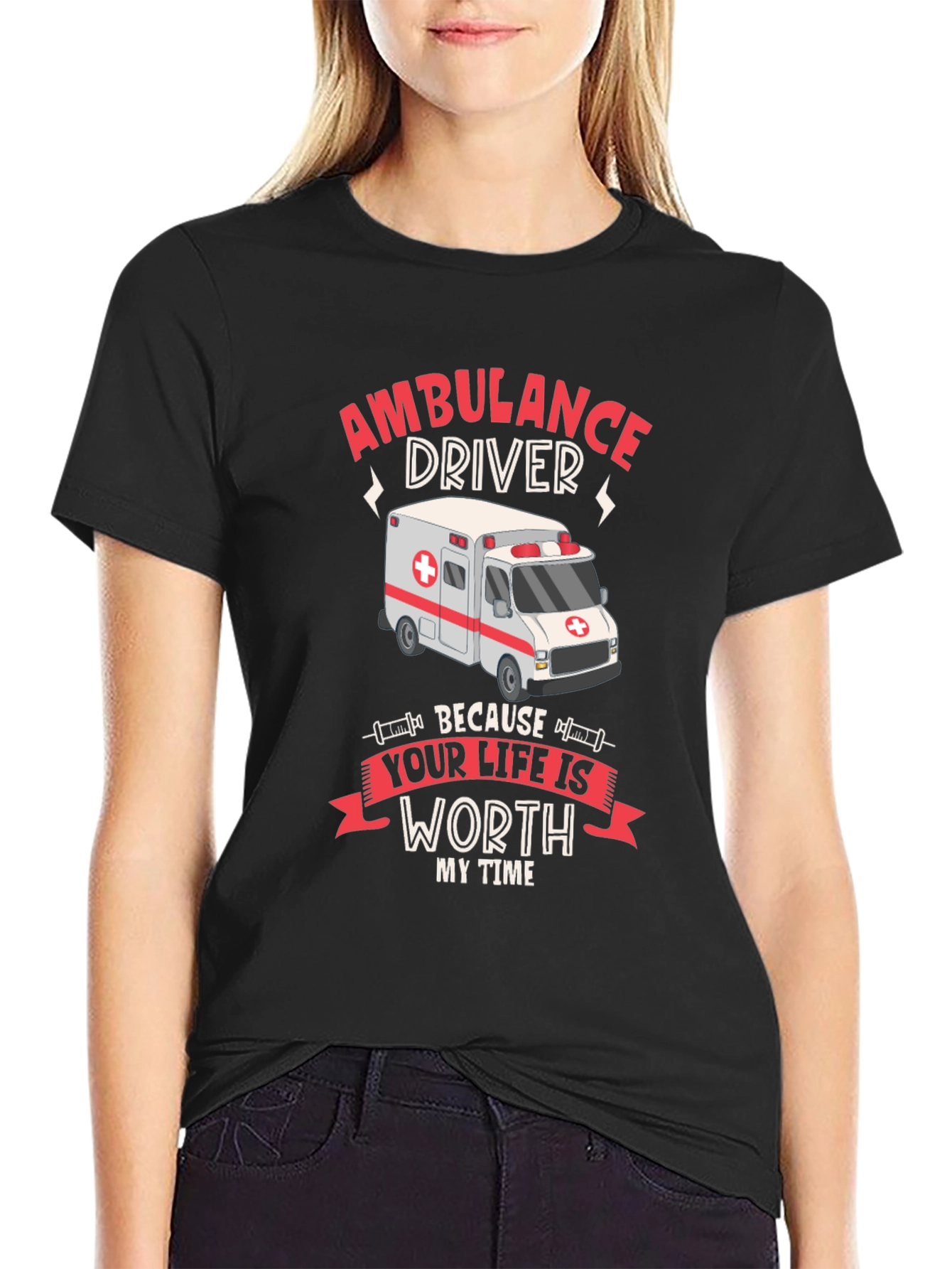 Ambulance Driver Graphic T-Shirt