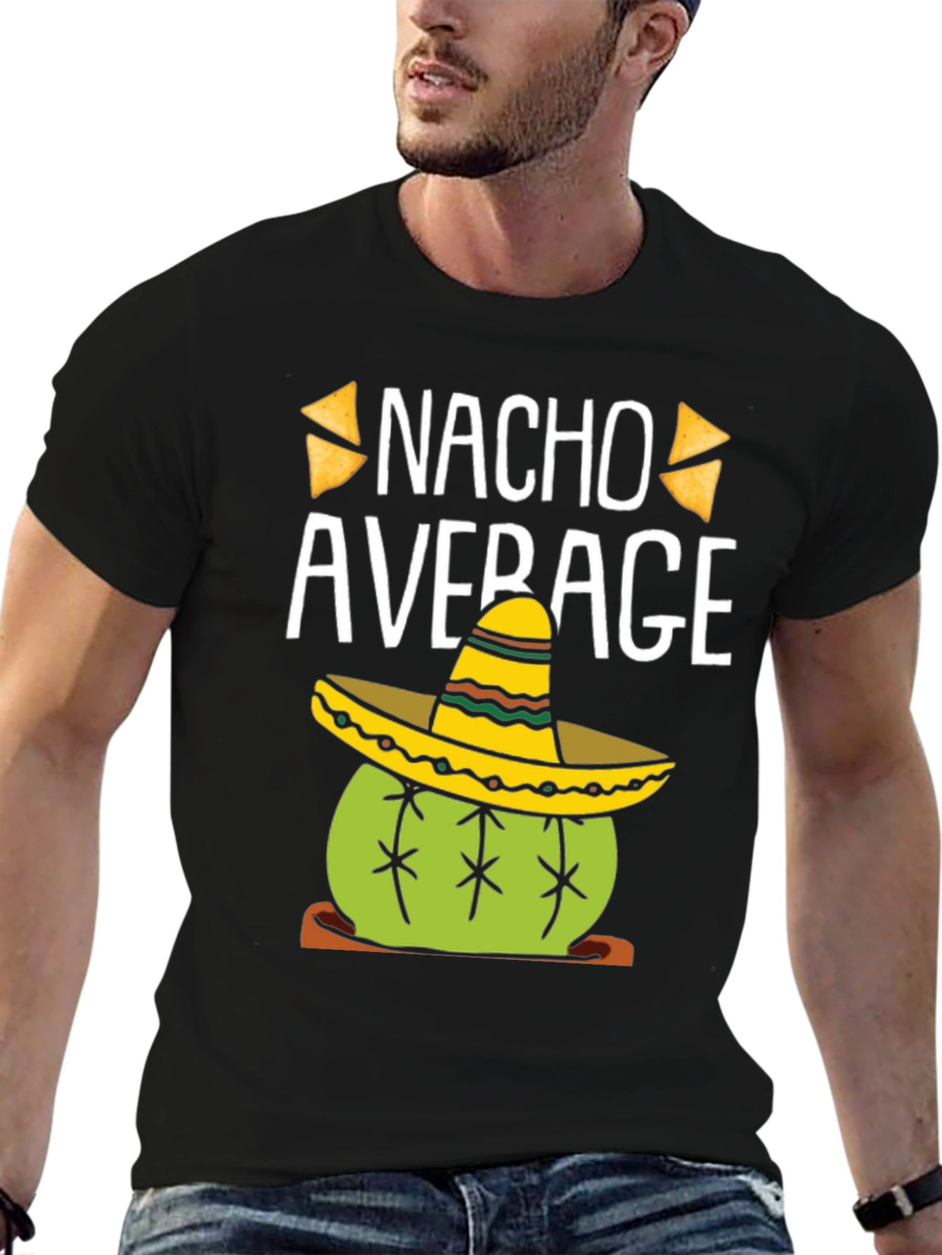 Nacho Average Cactus Sombrero T-Shirt