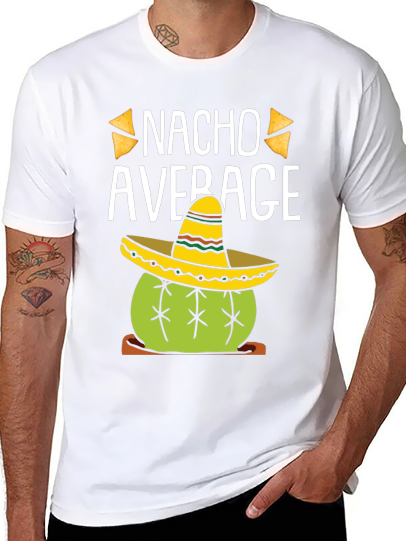 Nacho Average Cactus Sombrero T-Shirt