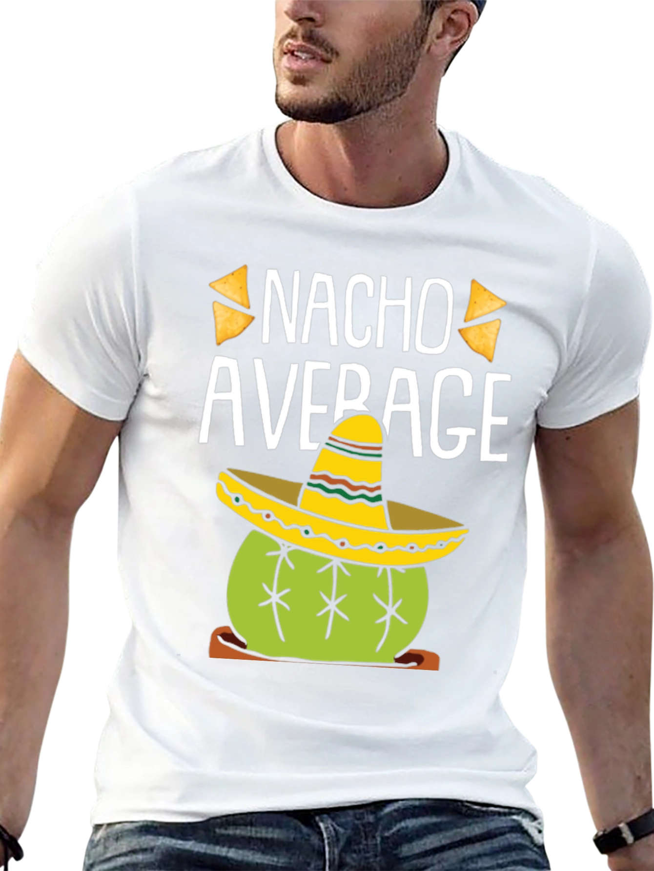 Nacho Average Cactus Sombrero T-Shirt