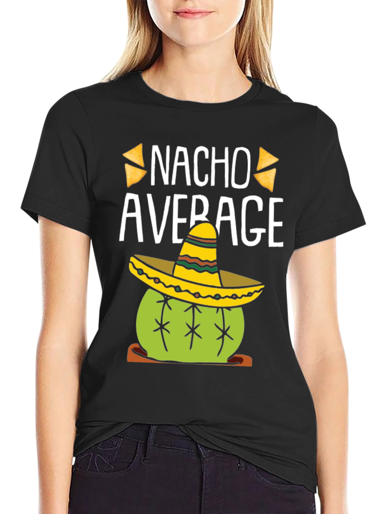Nacho Average Cactus Sombrero T-Shirt