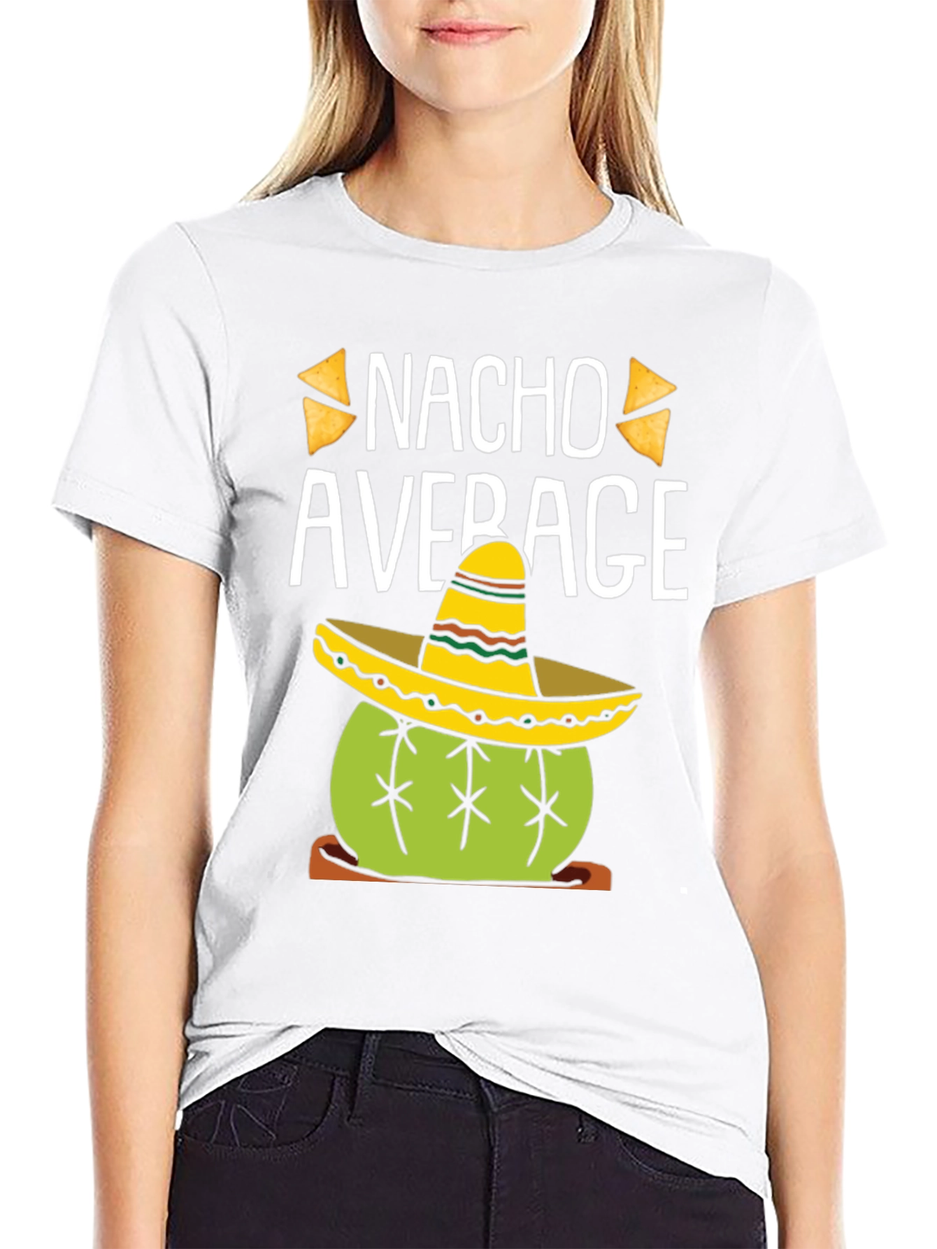 Nacho Average Cactus Sombrero T-Shirt