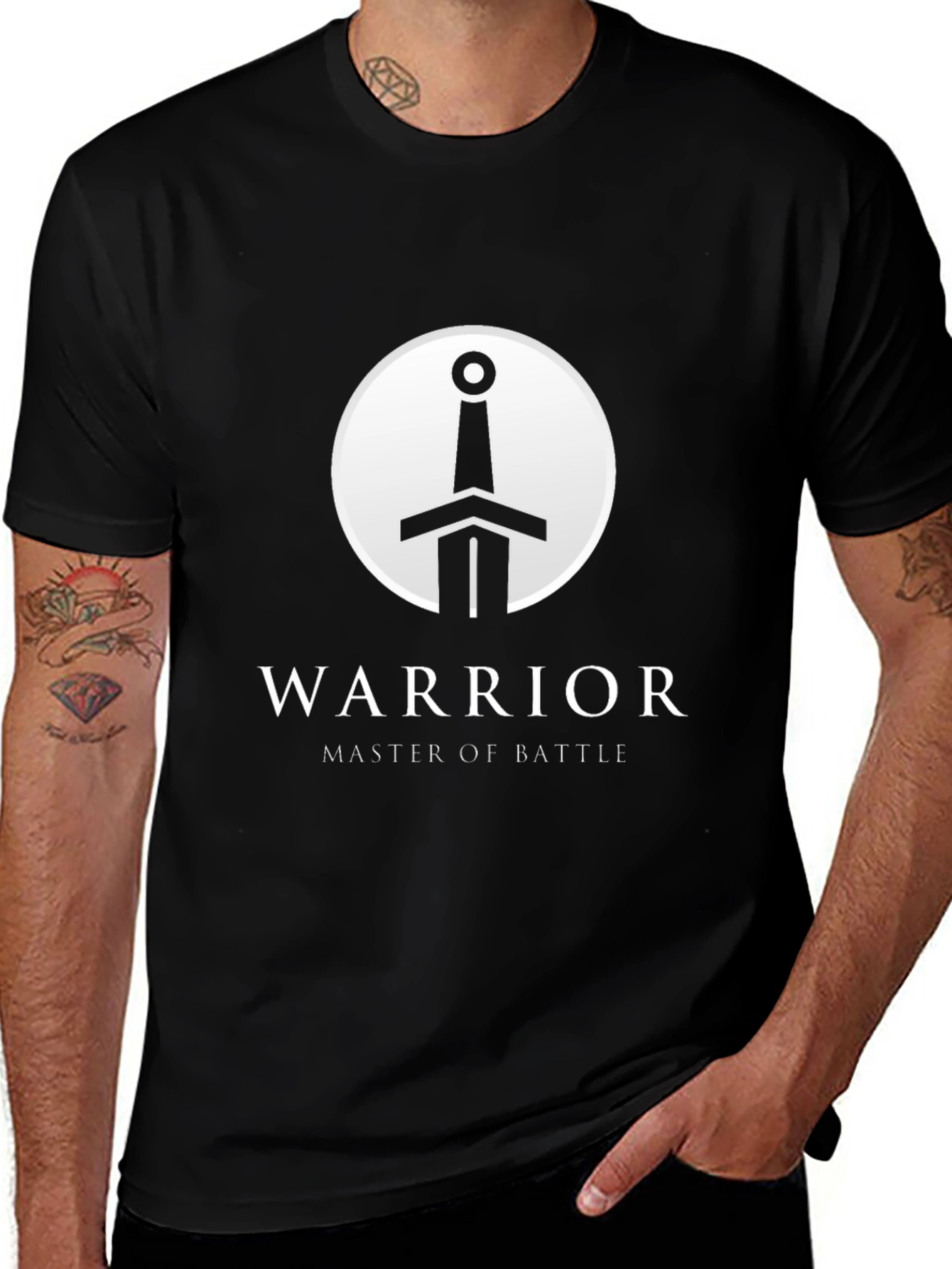 Warrior T-Shirt - Master of Battle Graphic Tee