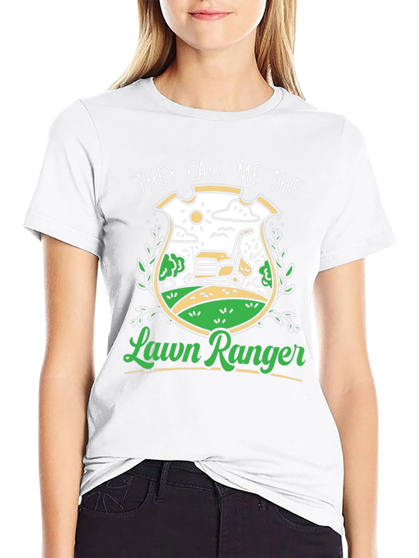 Lawn Ranger Graphic Tee - Funny Gardener Shirt