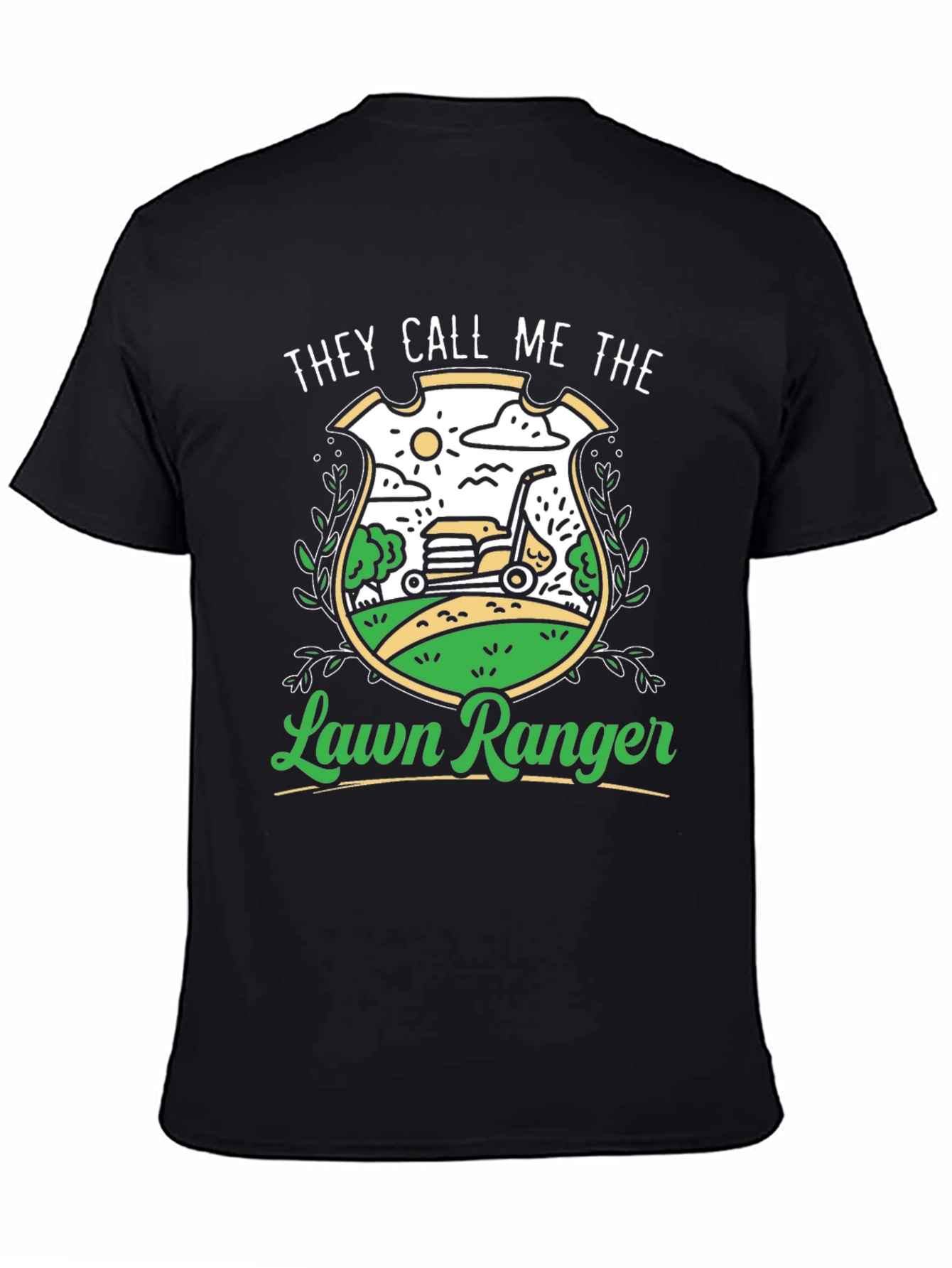 Lawn Ranger Graphic Tee - Funny Gardener Shirt