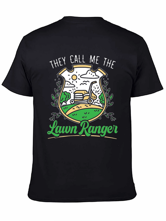 Lawn Ranger Graphic Tee - Funny Gardener Shirt