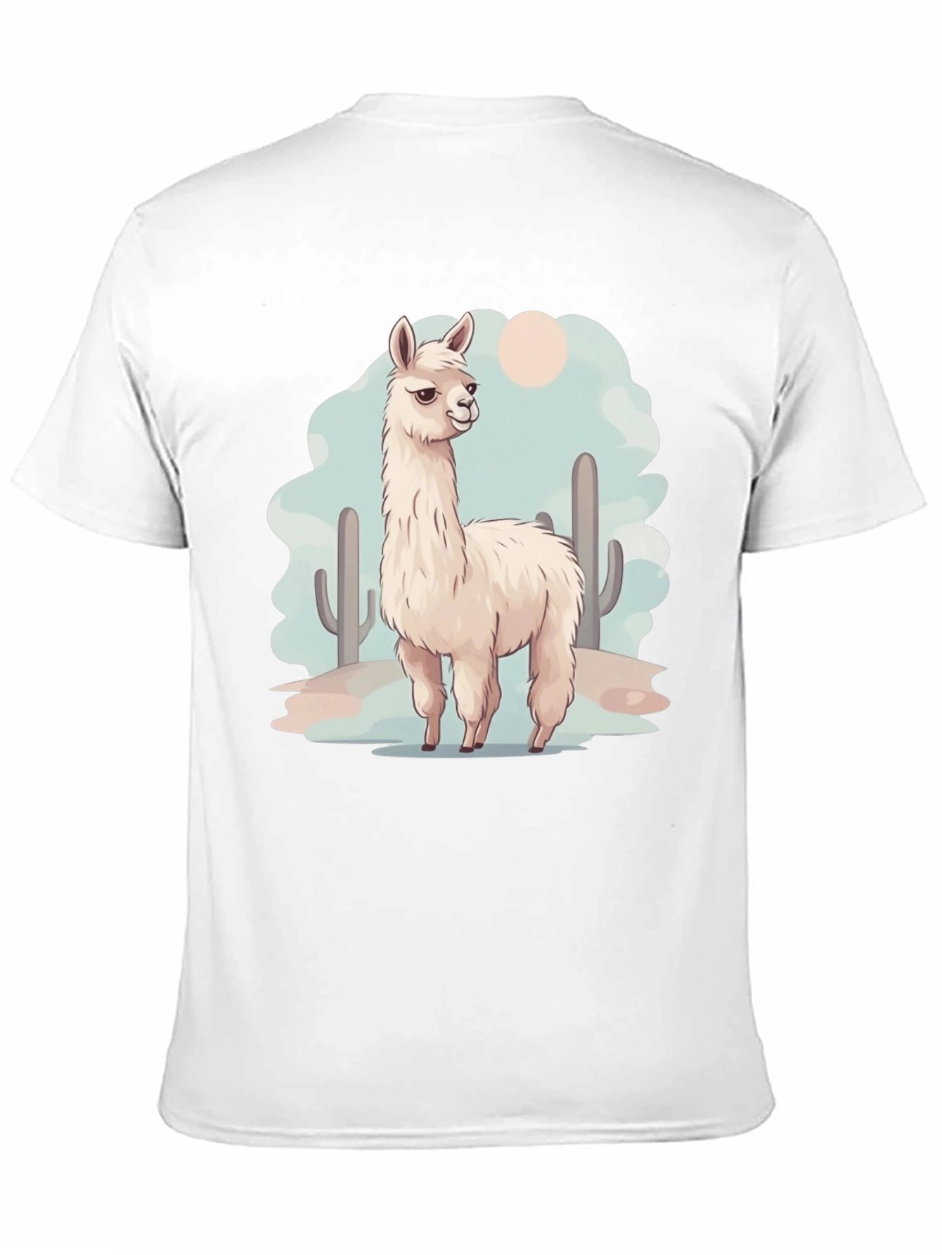 Llama Desert Graphic Tee - Cool & Casual