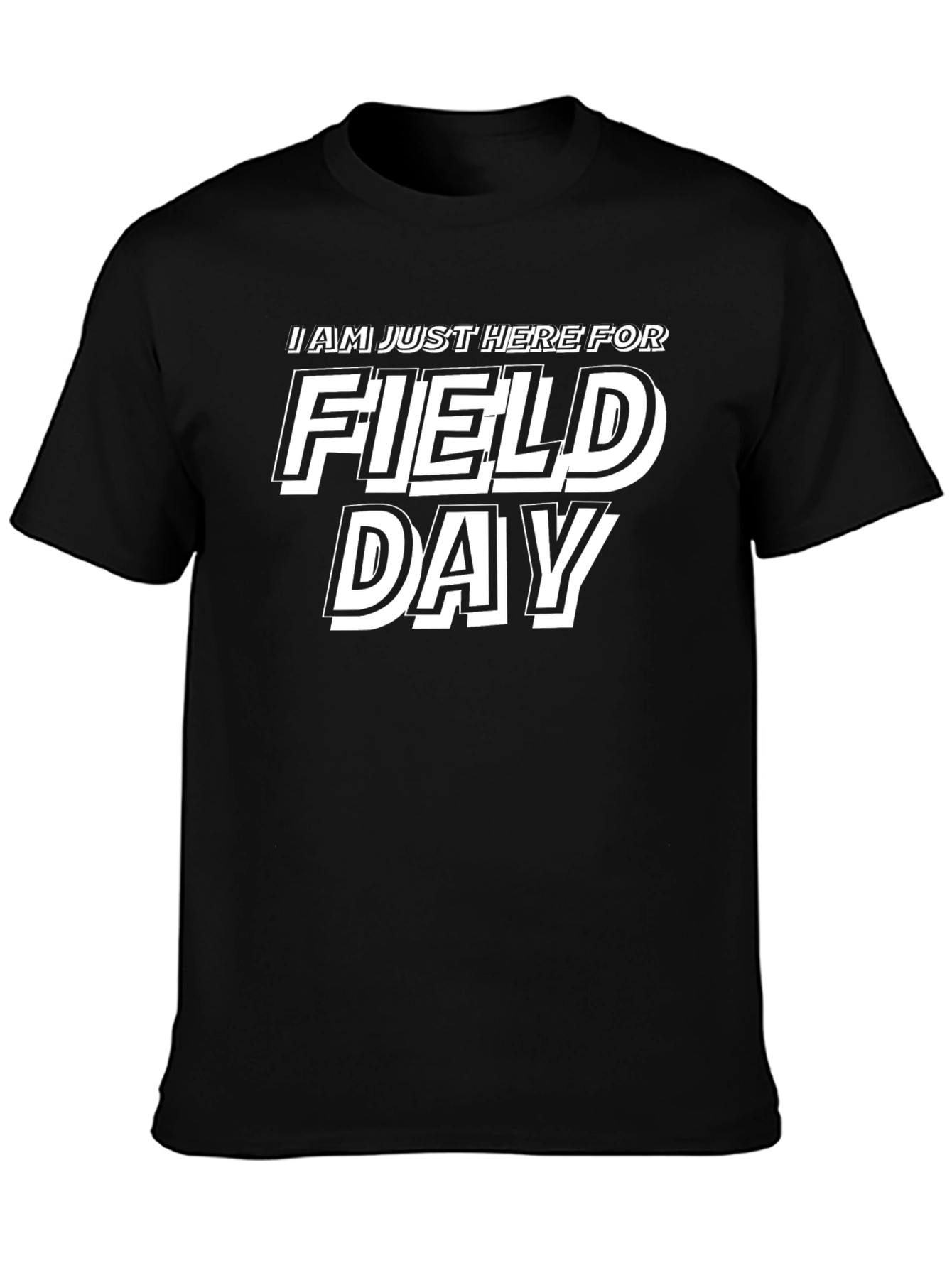 Field Day T-Shirt - Black Cotton Tee