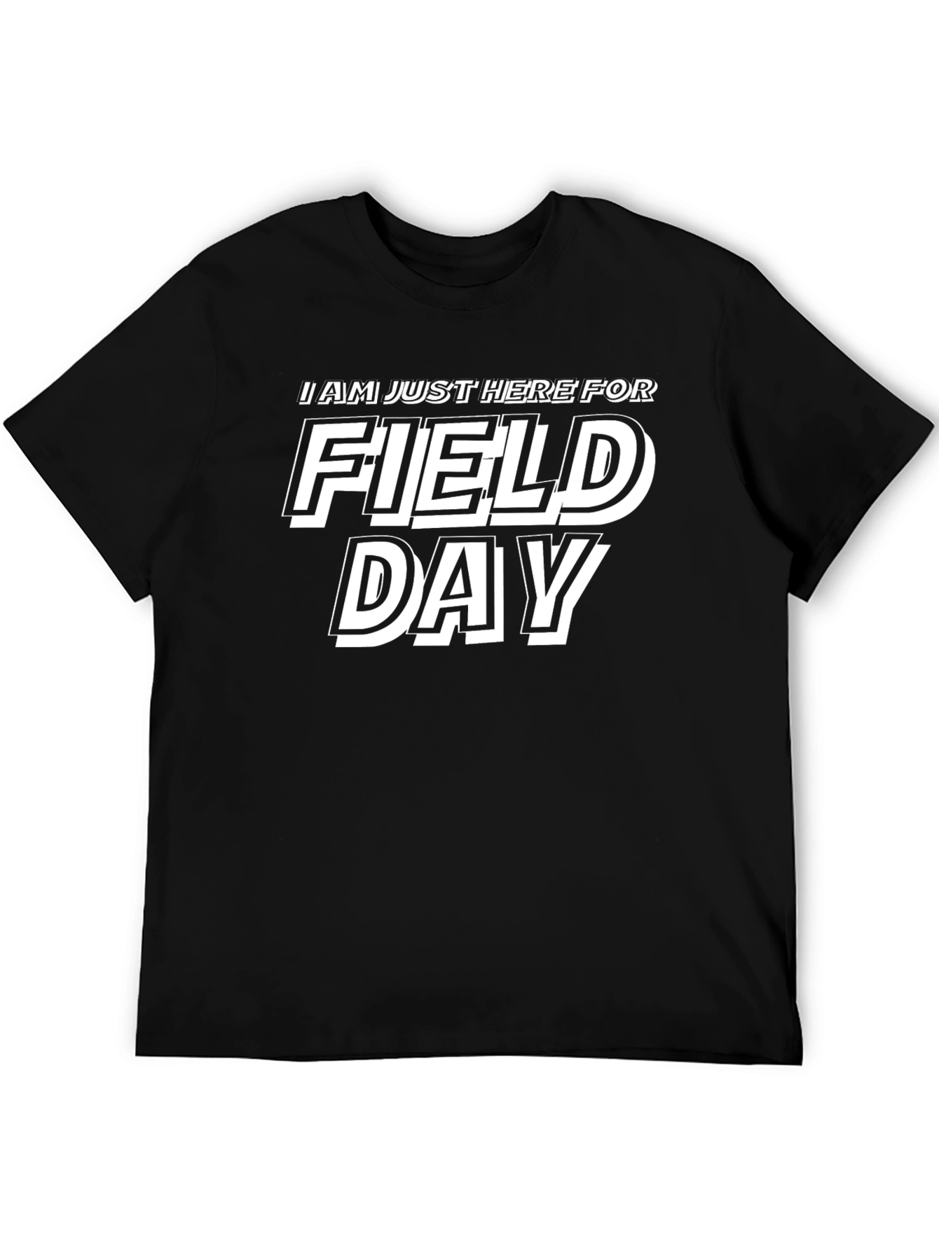 Field Day T-Shirt - Black Cotton Tee