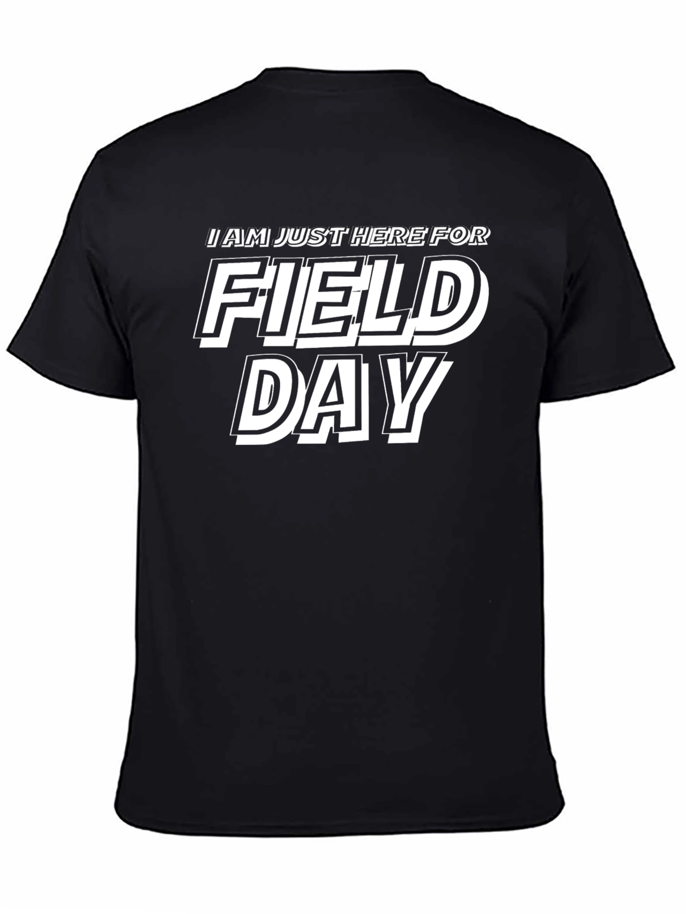 Field Day T-Shirt - Black Cotton Tee
