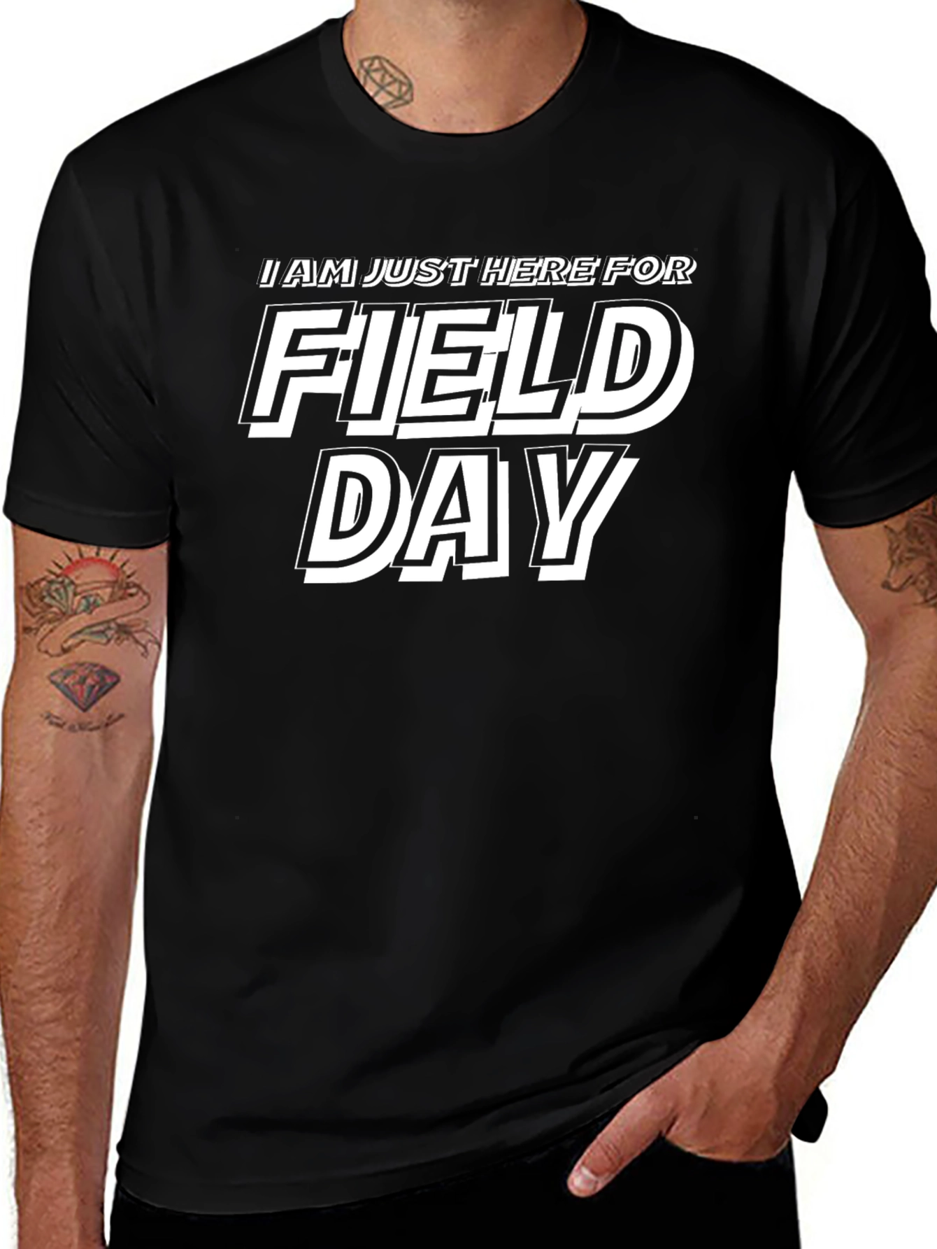 Field Day T-Shirt - Black Cotton Tee