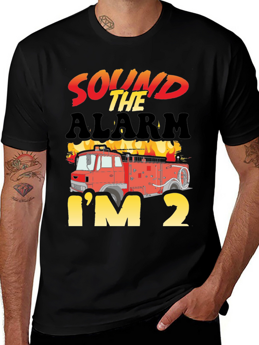 Sound the Alarm Im Two Toddler T-Shirt