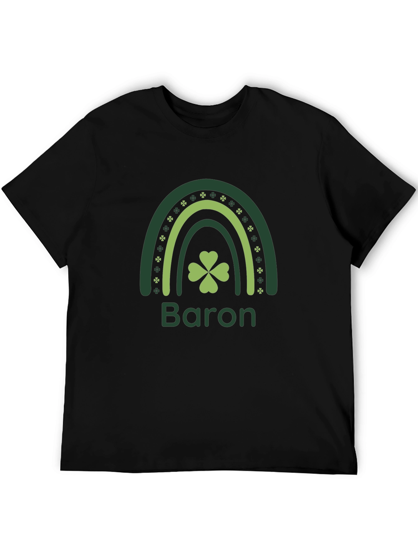 Lucky Shamrock Rainbow Personalized T-Shirt