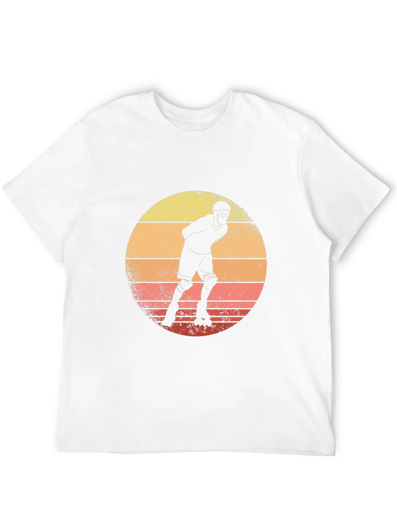 Retro Roller Skater Sunset T-Shirt