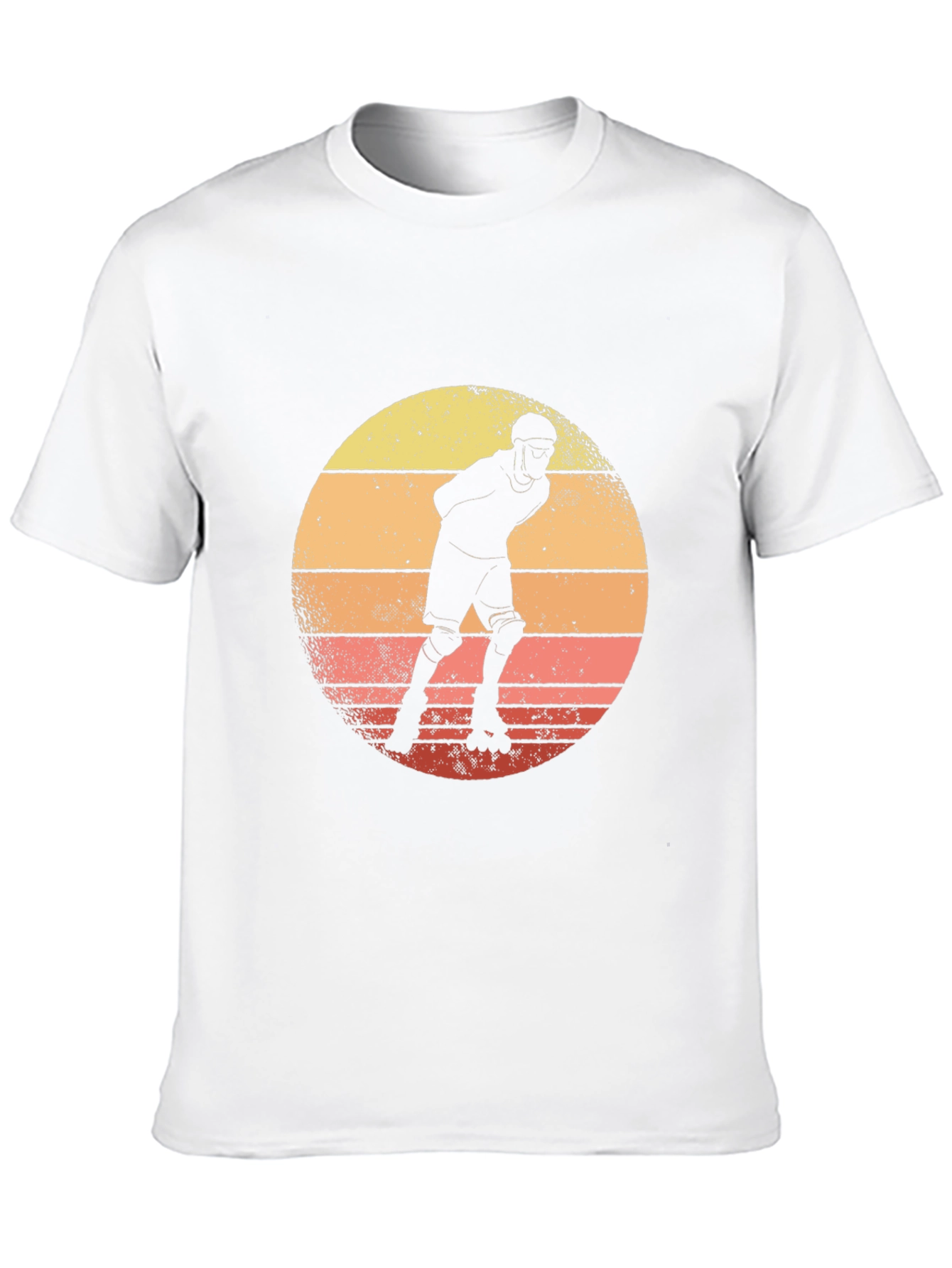 Retro Roller Skater Sunset T-Shirt