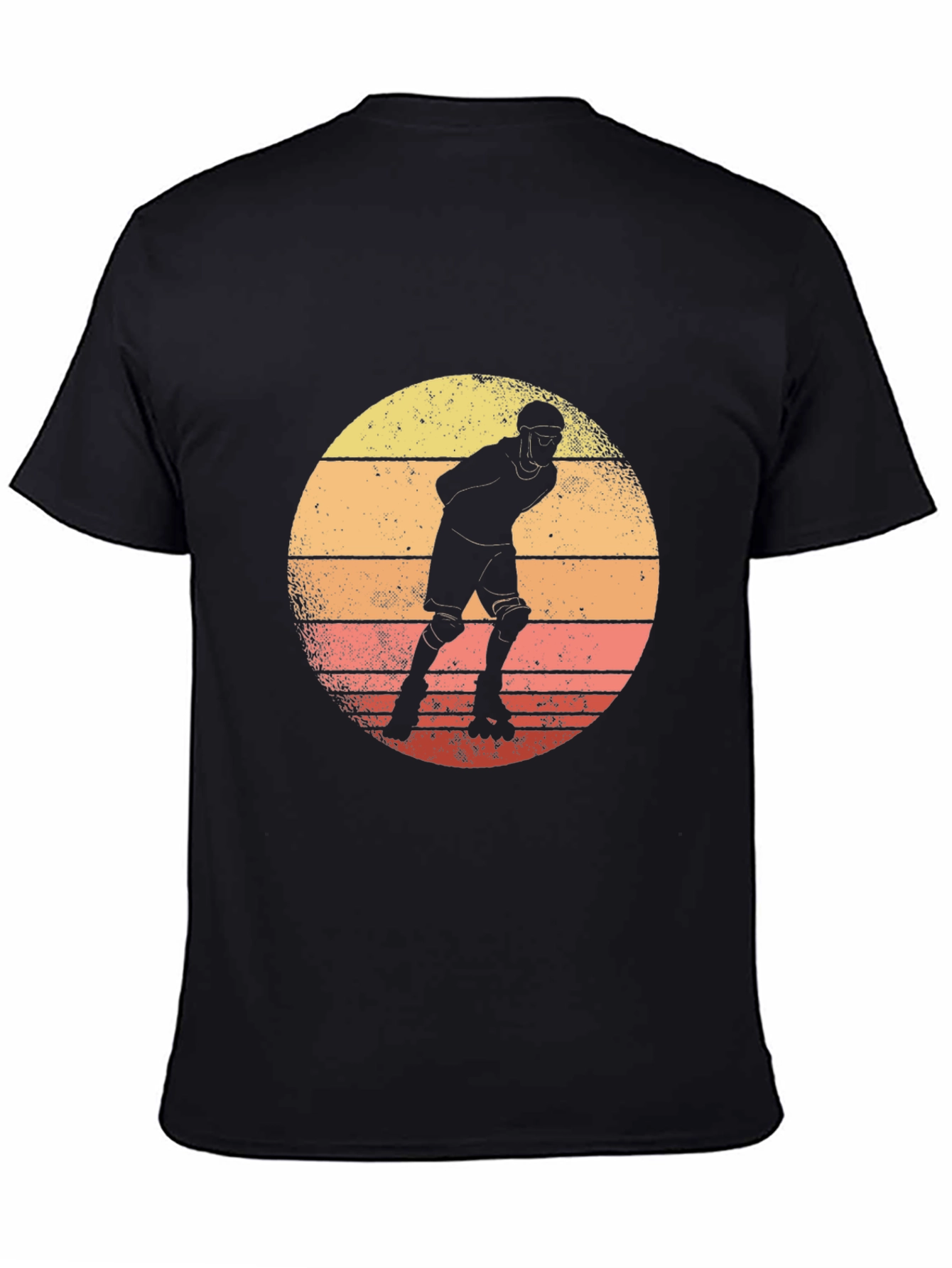 Retro Roller Skater Sunset T-Shirt