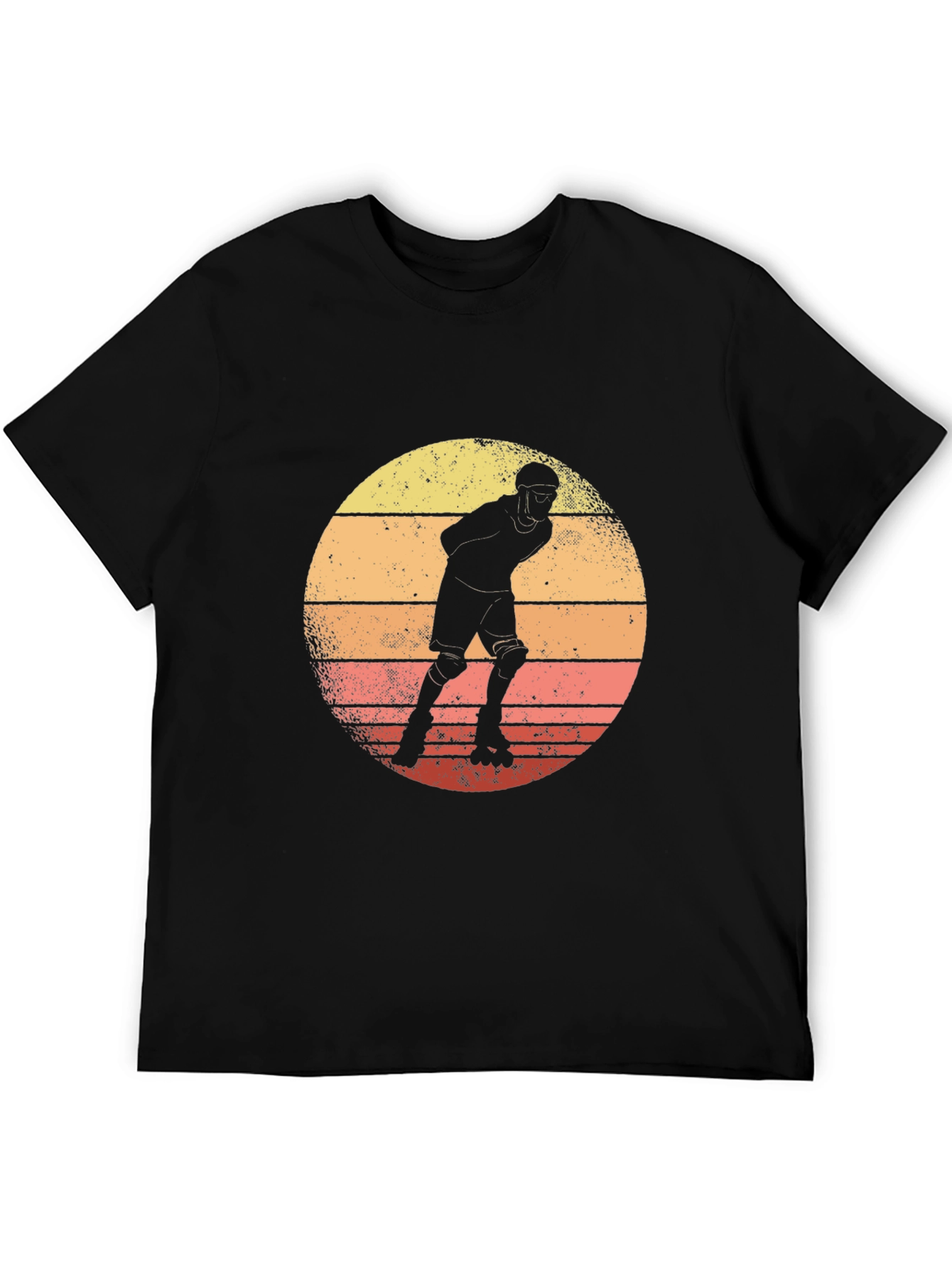 Retro Roller Skater Sunset T-Shirt