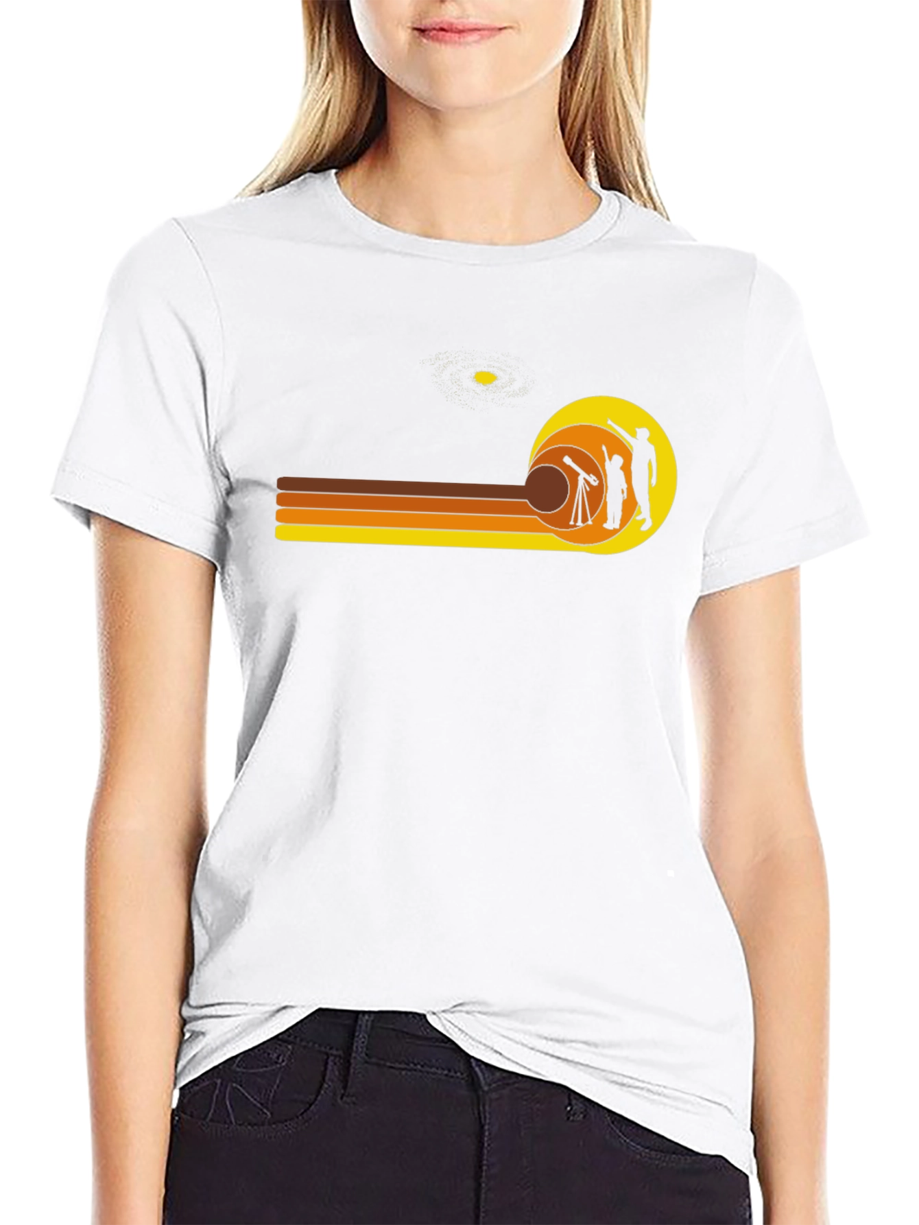 Retro Astronomy T-Shirt - Star Gazing Tee
