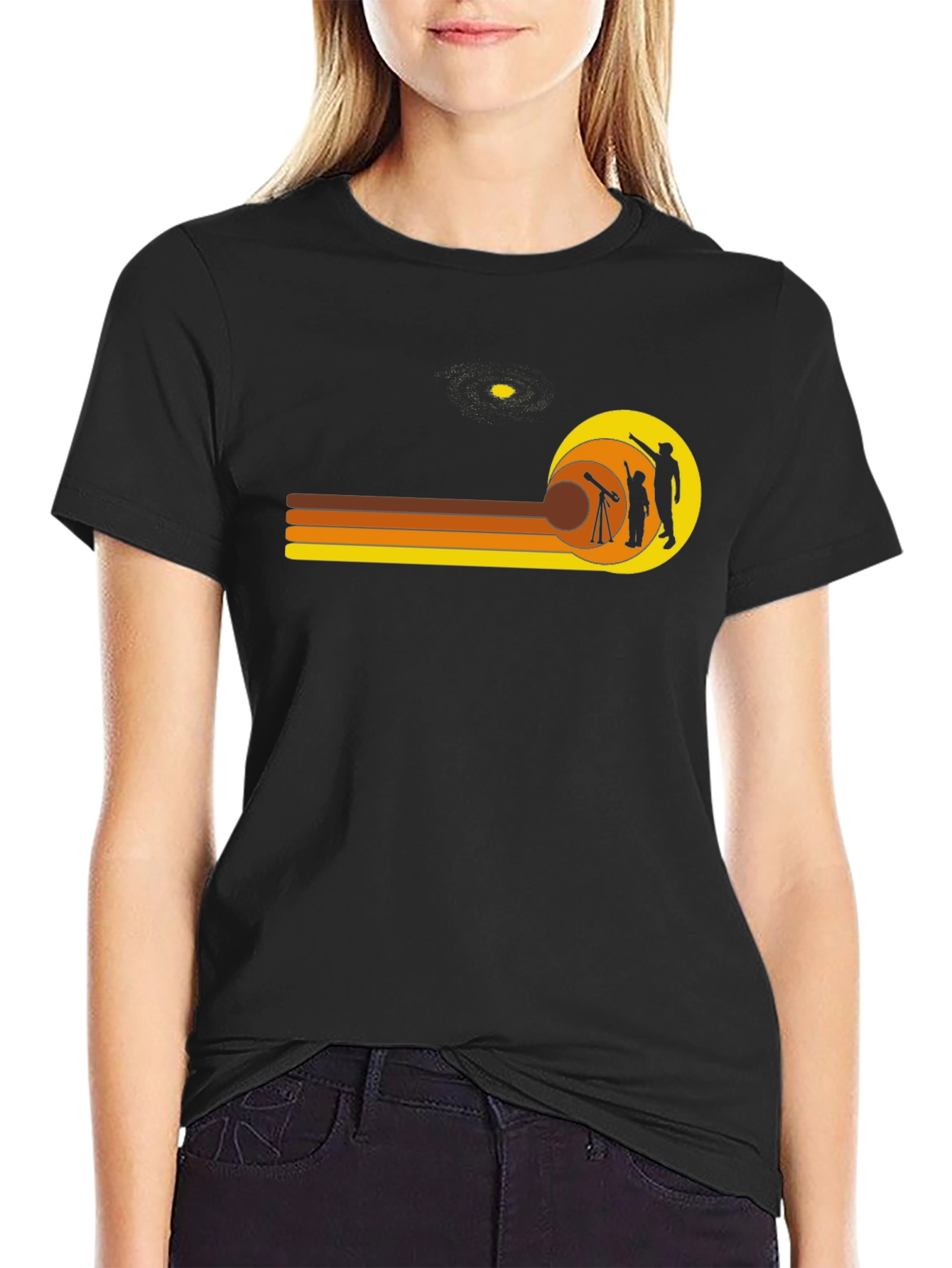 Retro Astronomy T-Shirt - Star Gazing Tee