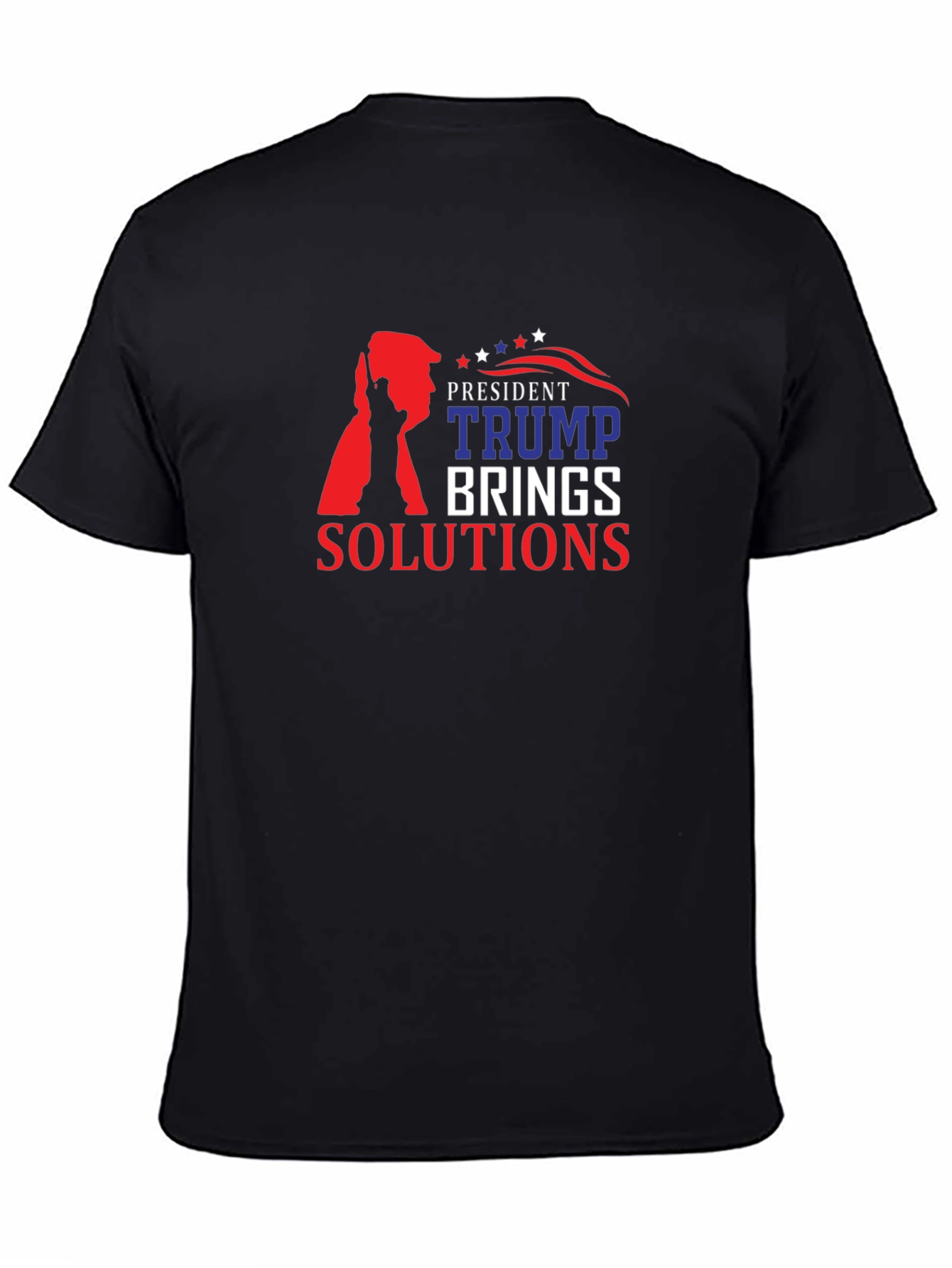 President Trump Brings Solutions Black T-Shirt