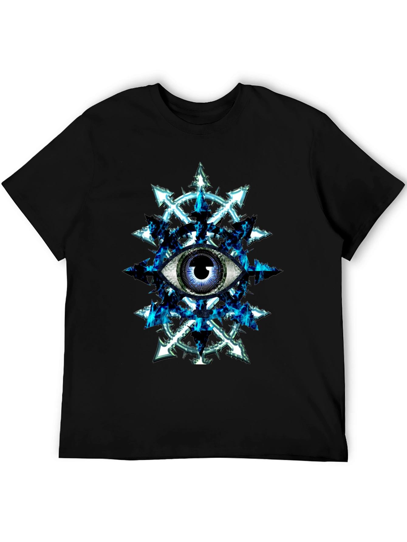 Eye of Chaos T-Shirt - Black Graphic Tee