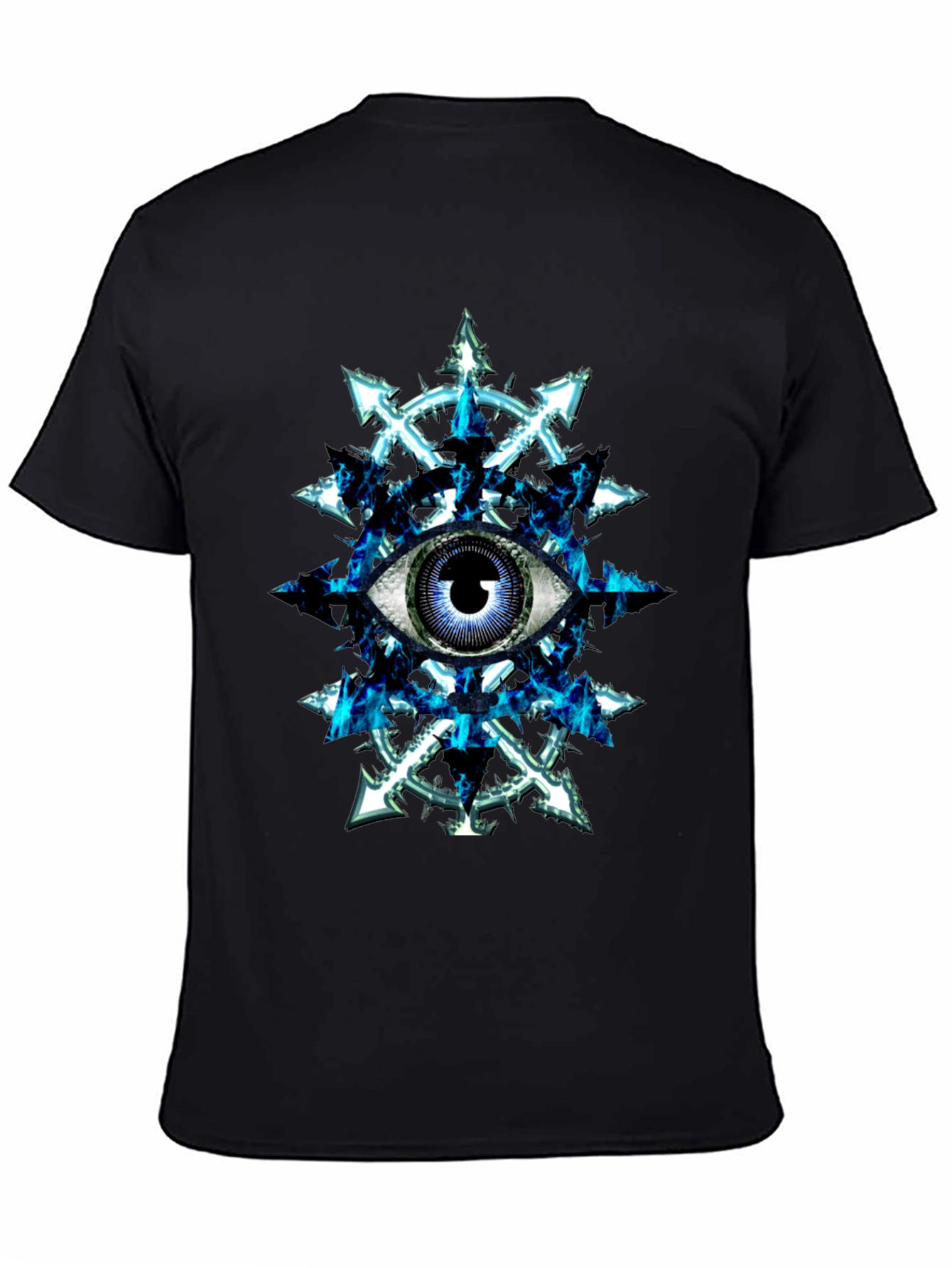 Eye of Chaos T-Shirt - Black Graphic Tee
