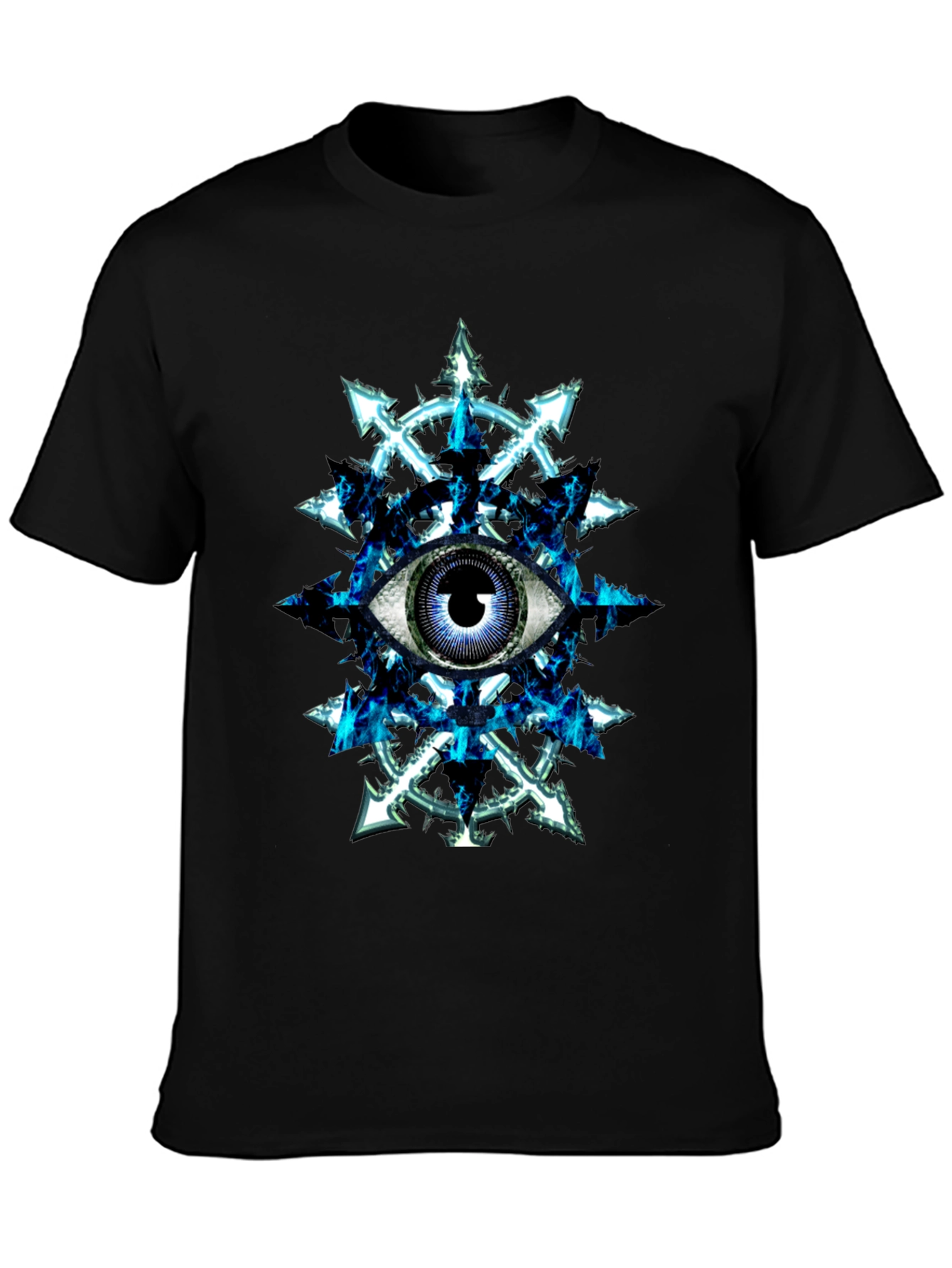 Eye of Chaos T-Shirt - Black Graphic Tee