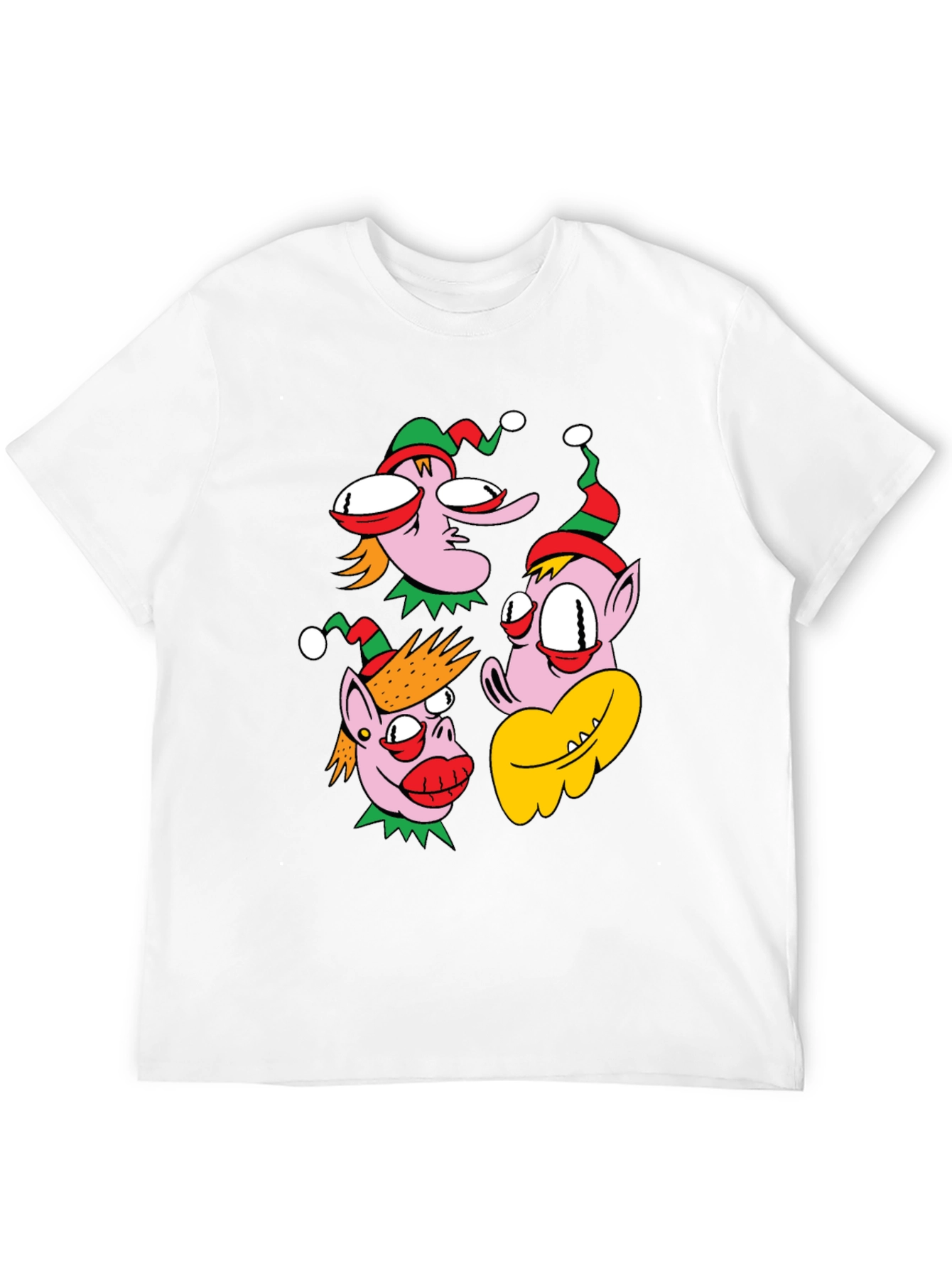 Holiday Cartoon Character Graphic T-Shirt