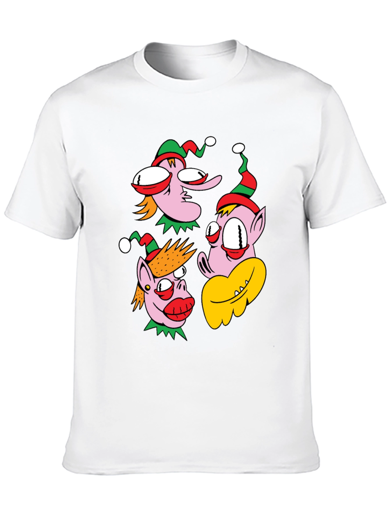Holiday Cartoon Character Graphic T-Shirt