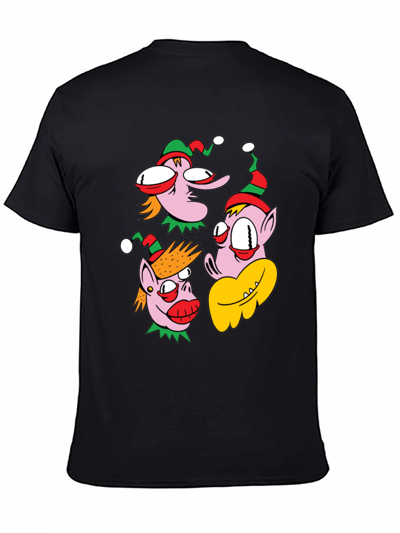 Holiday Cartoon Character Graphic T-Shirt