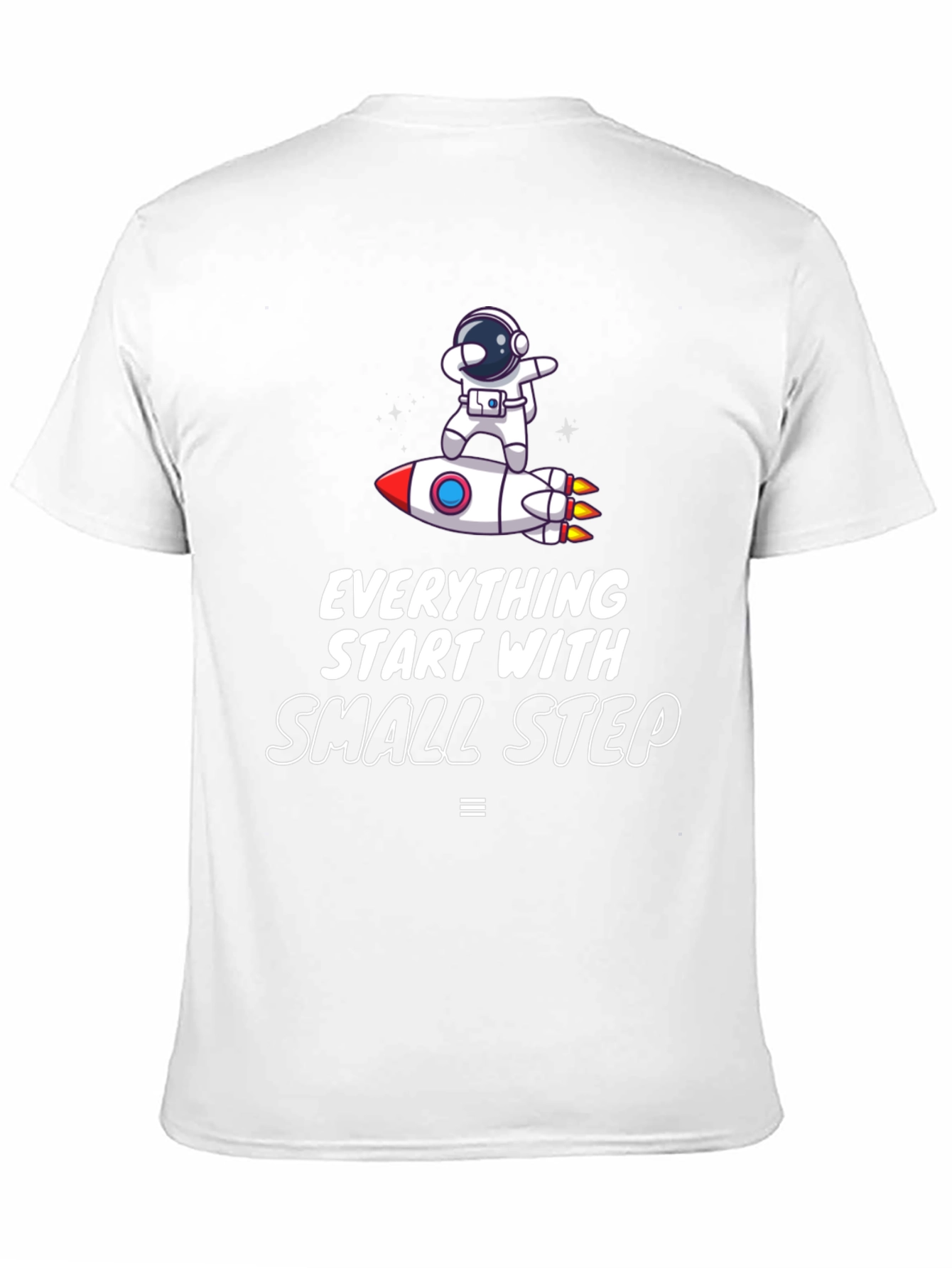 Astronaut Rocket Tee: Small Steps Matter