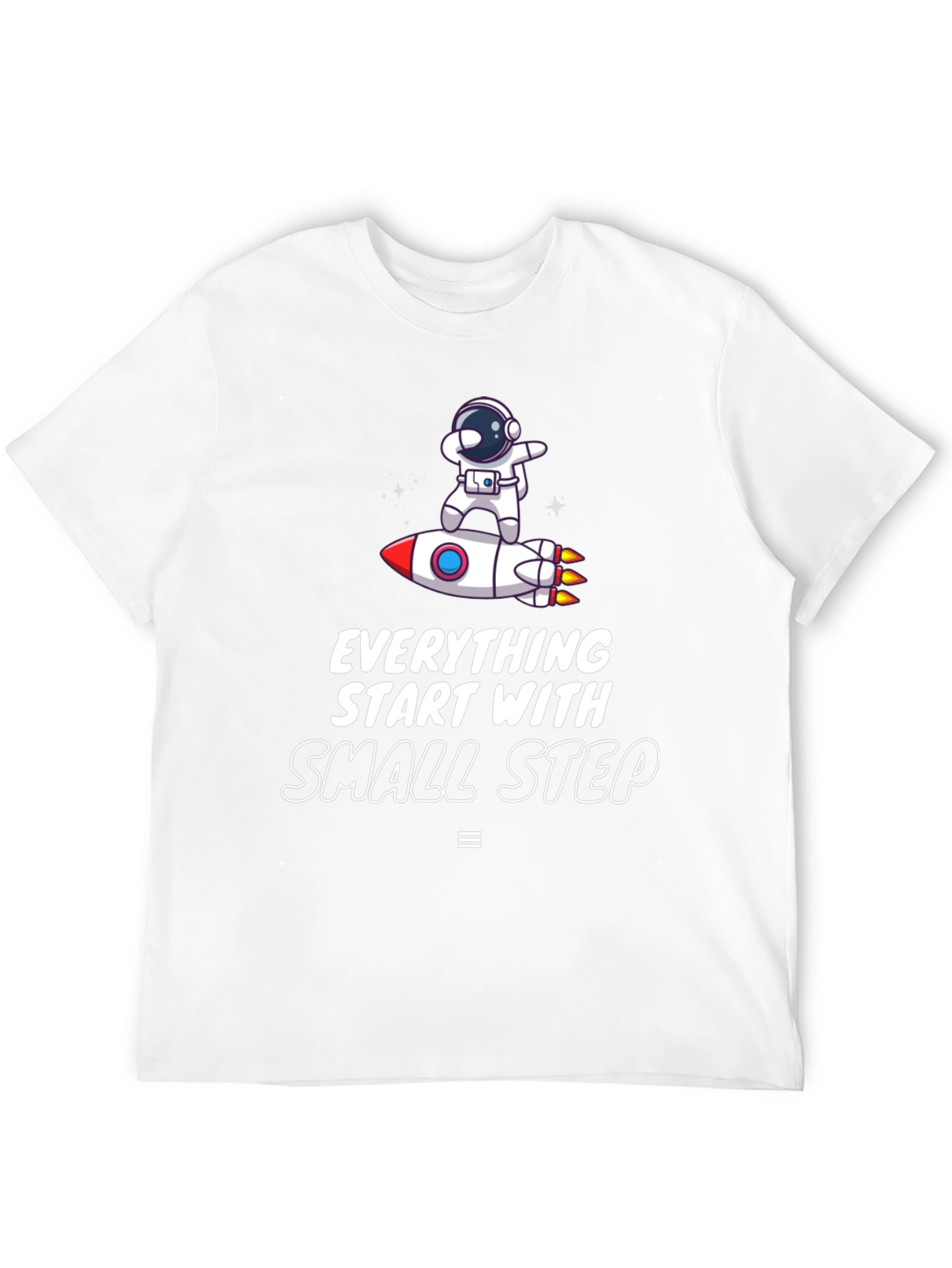 Astronaut Rocket Tee: Small Steps Matter