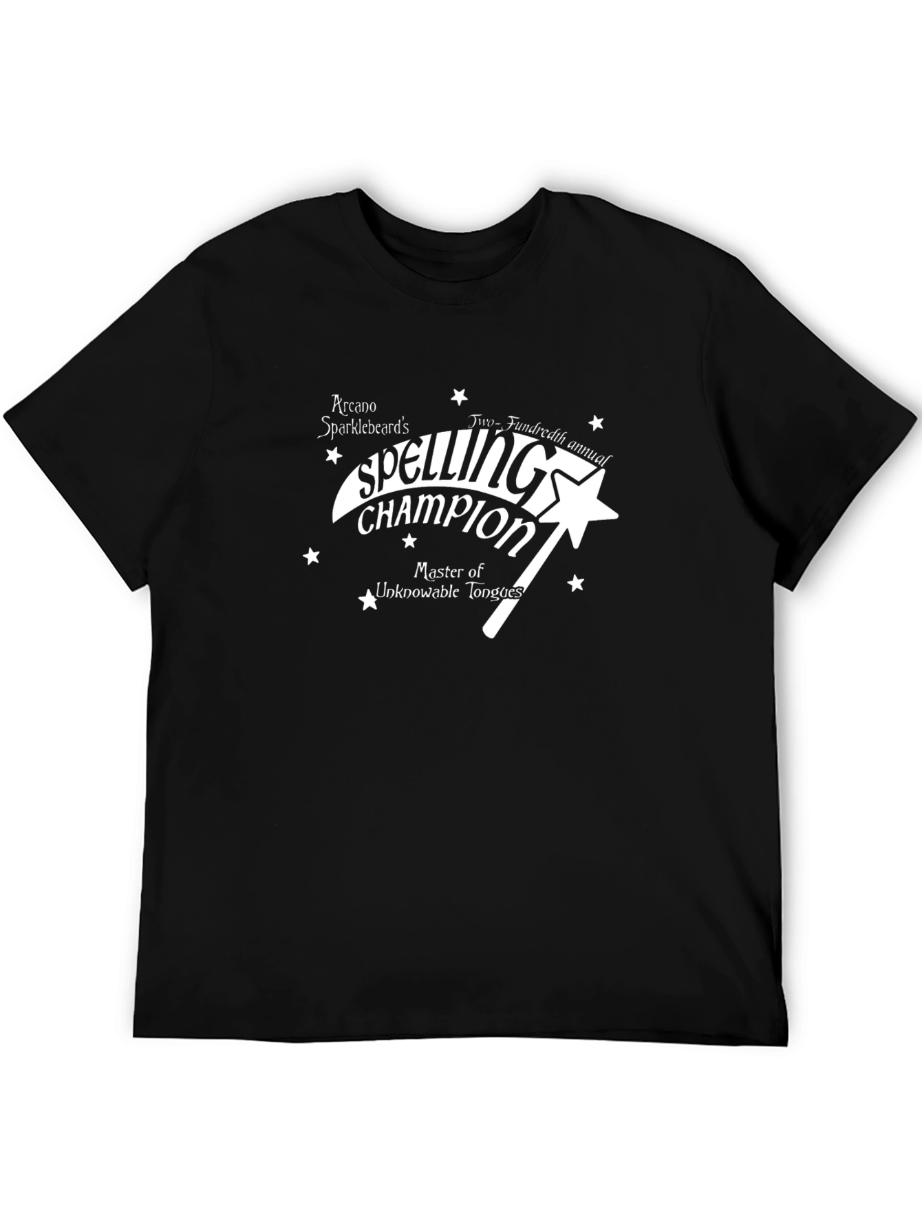 Arcano Sparklebeards Spelling Champion T-Shirt