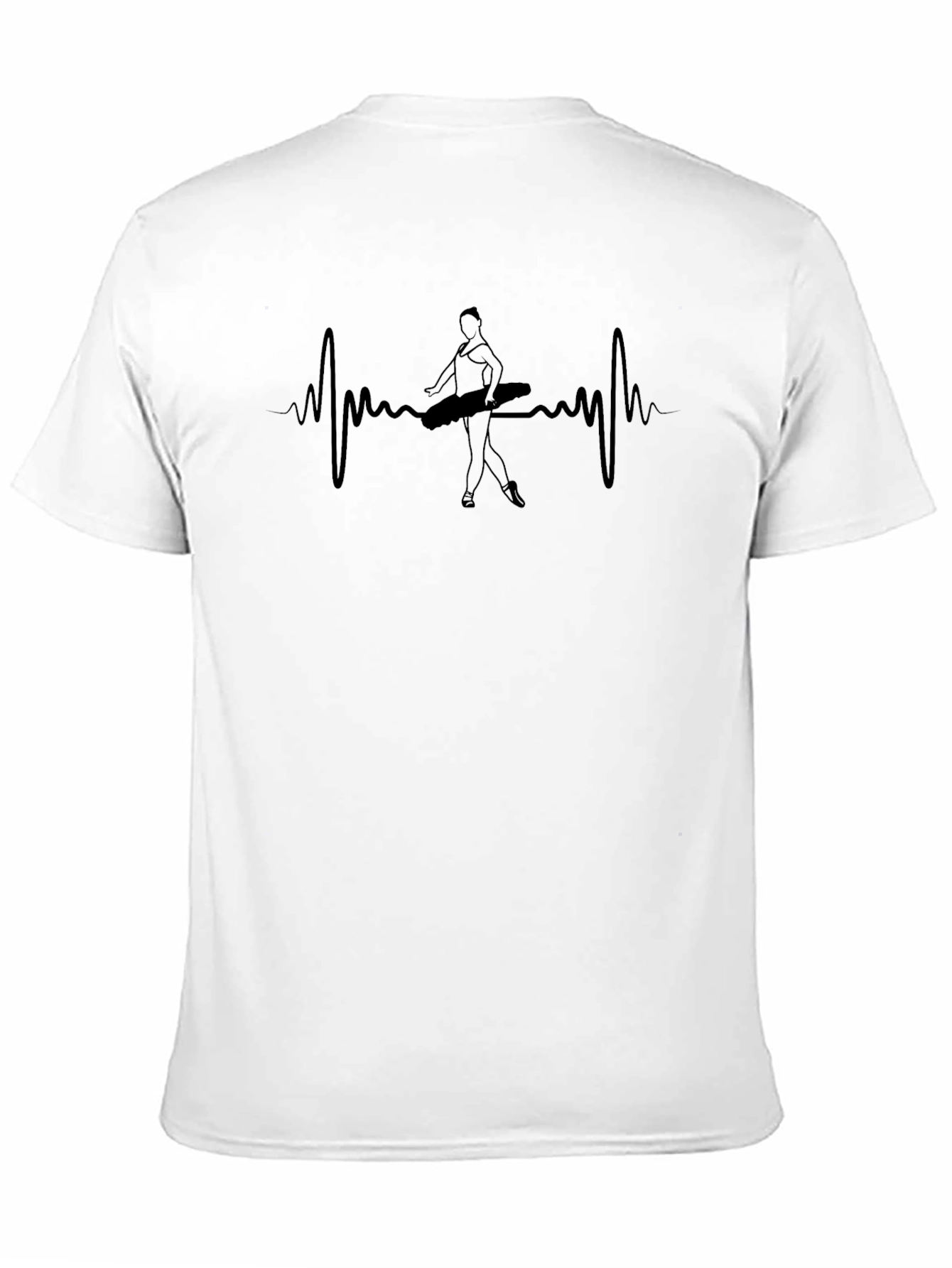 Heartbeat Ballerina Black T-Shirt