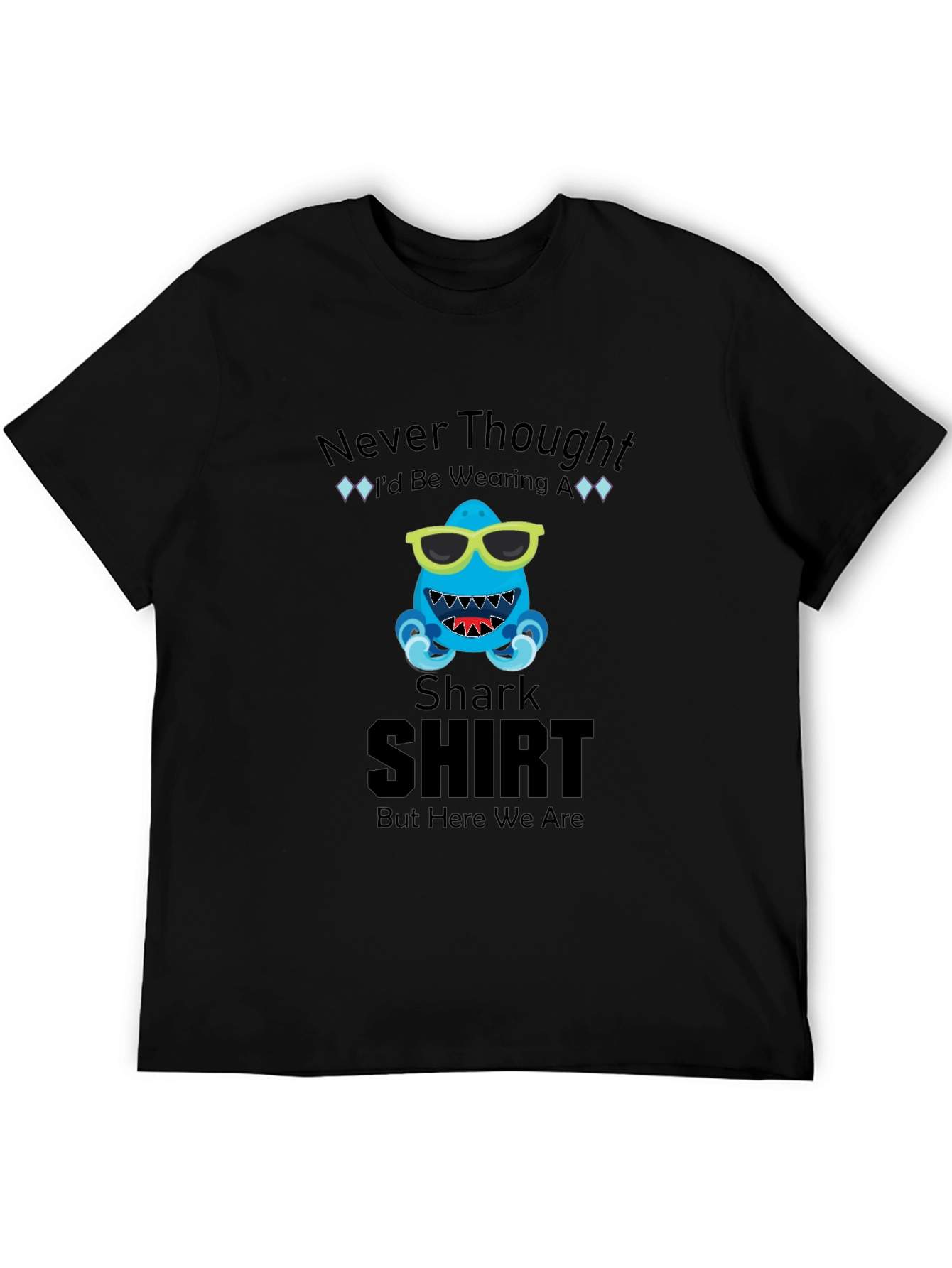 Novelty Shark Shirt - Funny Graphic Tee