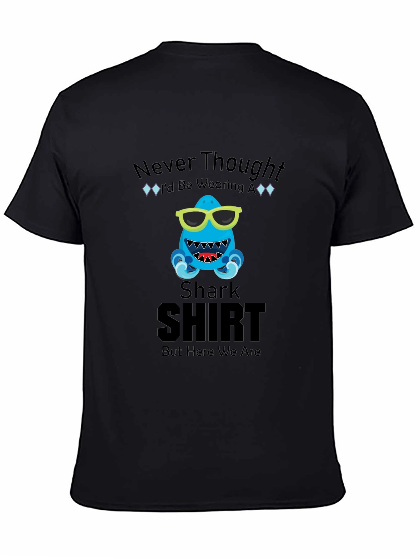 Novelty Shark Shirt - Funny Graphic Tee
