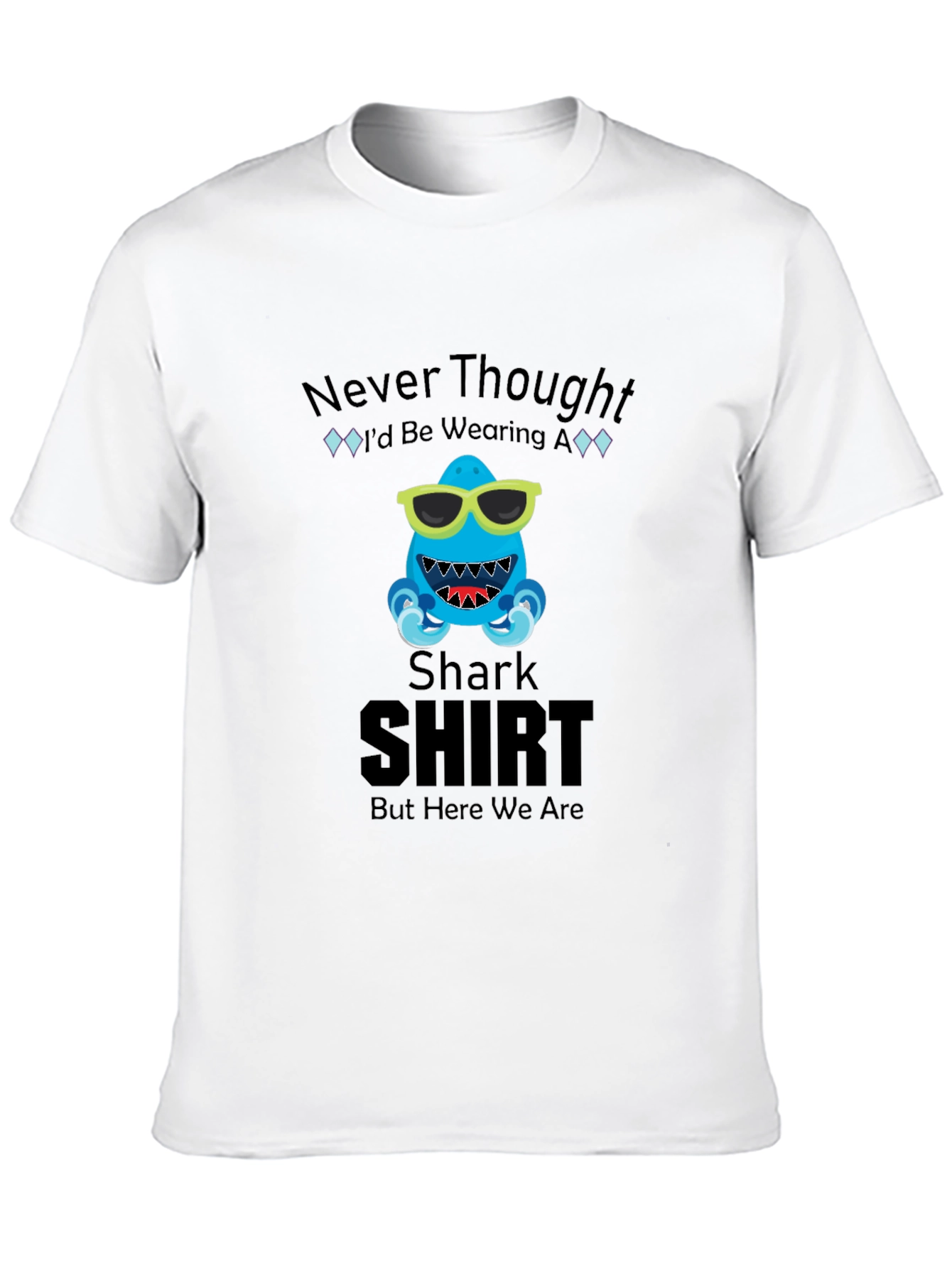Novelty Shark Shirt - Funny Graphic Tee