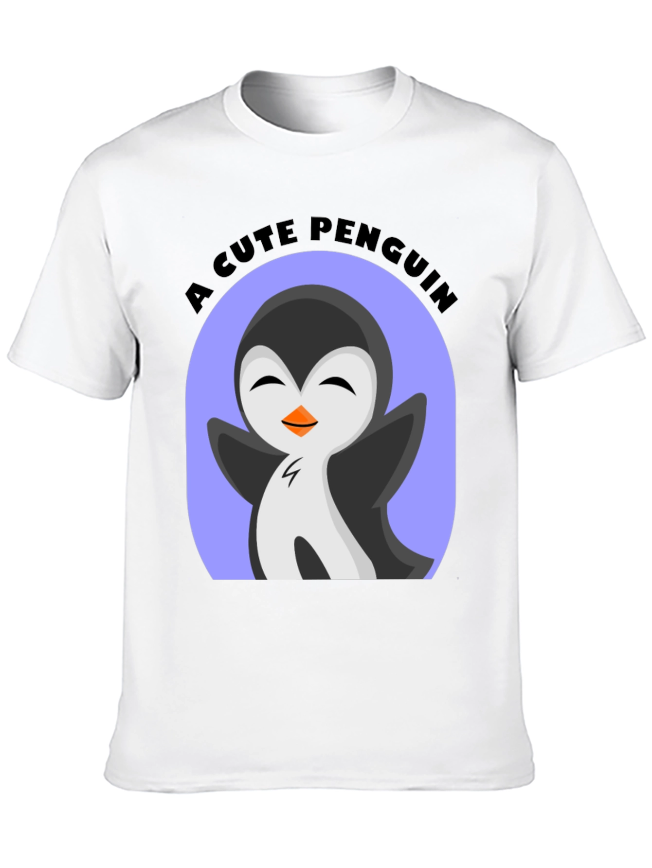 Cute Penguin Graphic T-Shirt