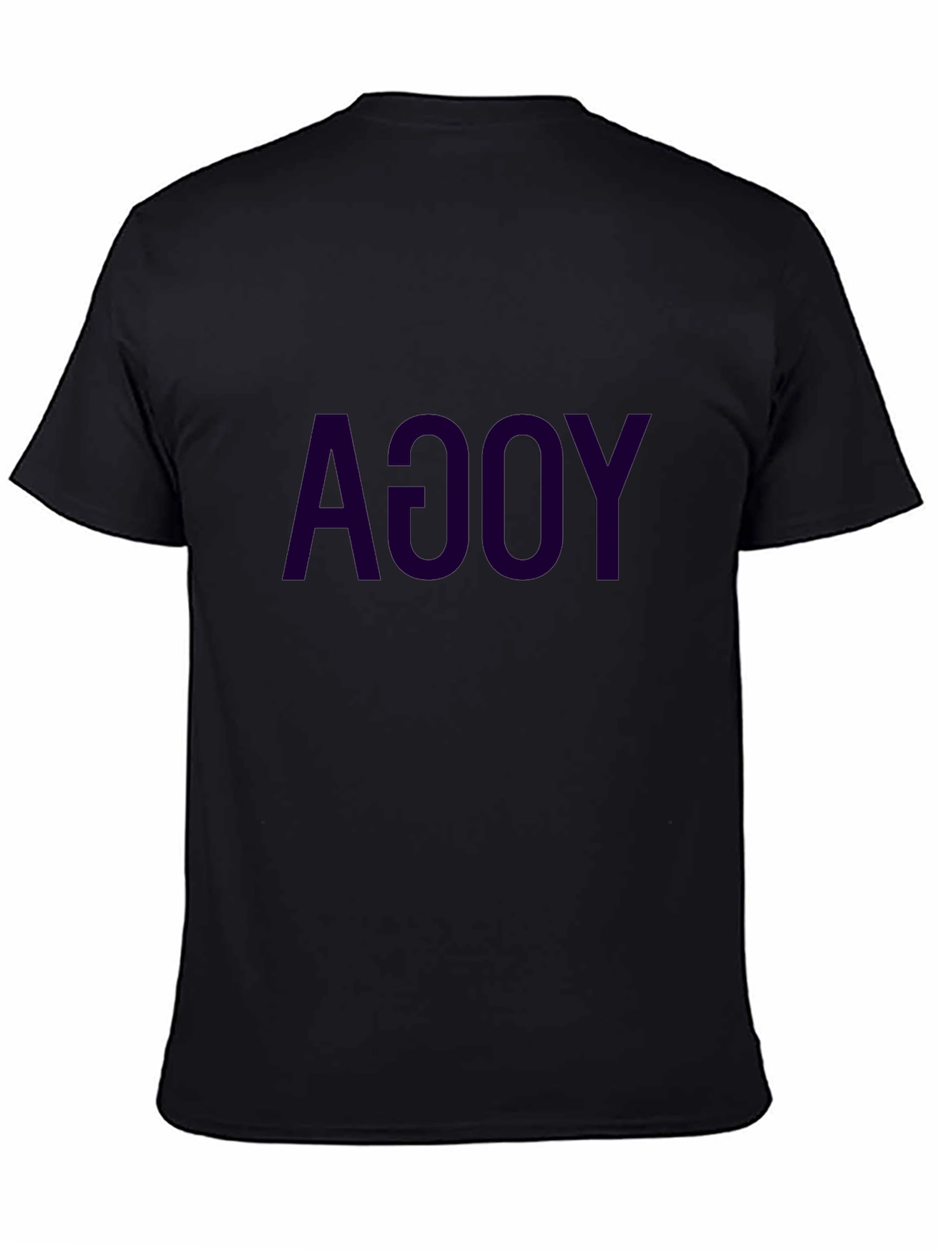Yoga T-Shirt: Mens Black Graphic Tee